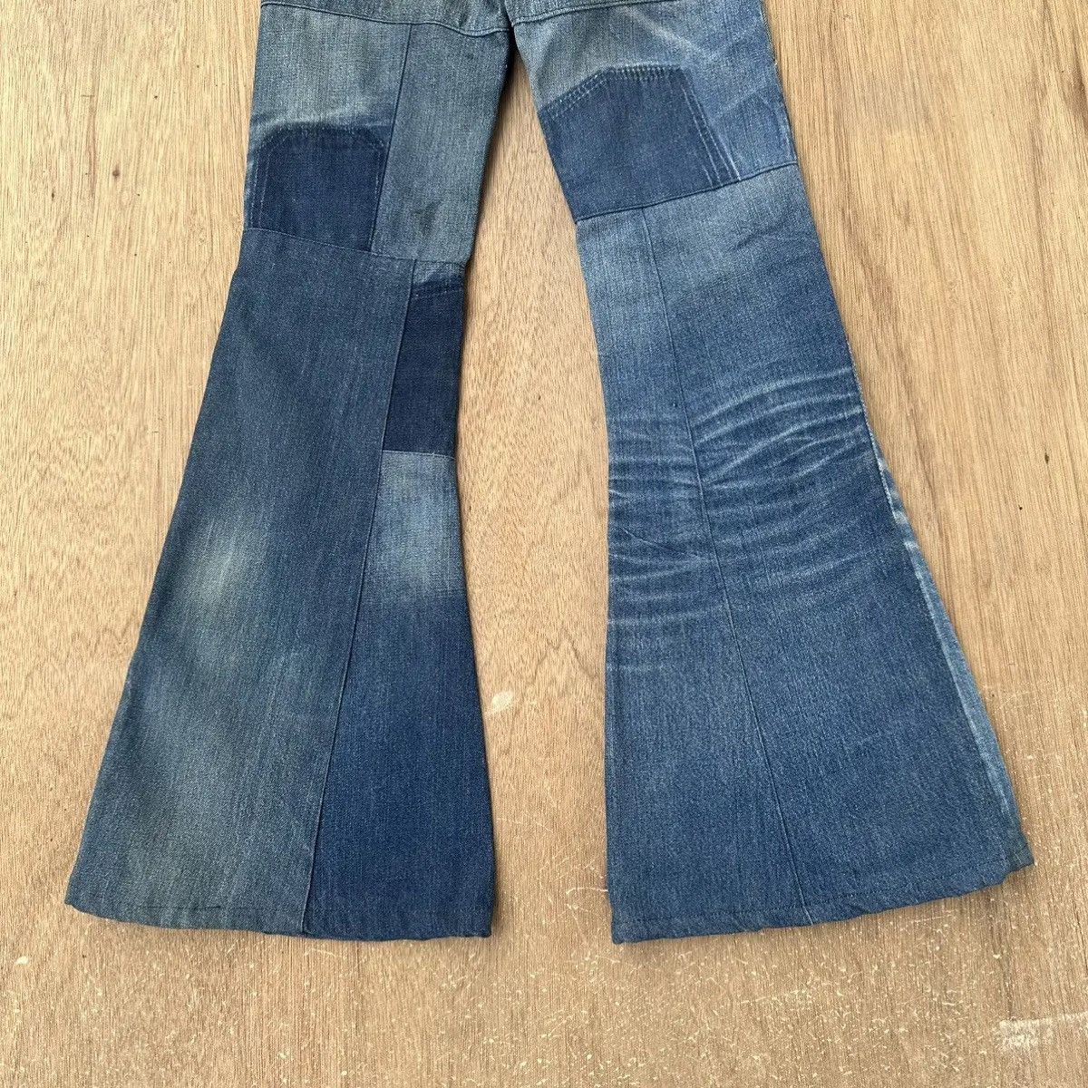 Hysteric Glamour FLARE/BOOTCUT‼️VTG BOBSON JEANS PATCHWORK VERY RARE WIDE LEG Size US 26 / EU 42 - 12 Thumbnail
