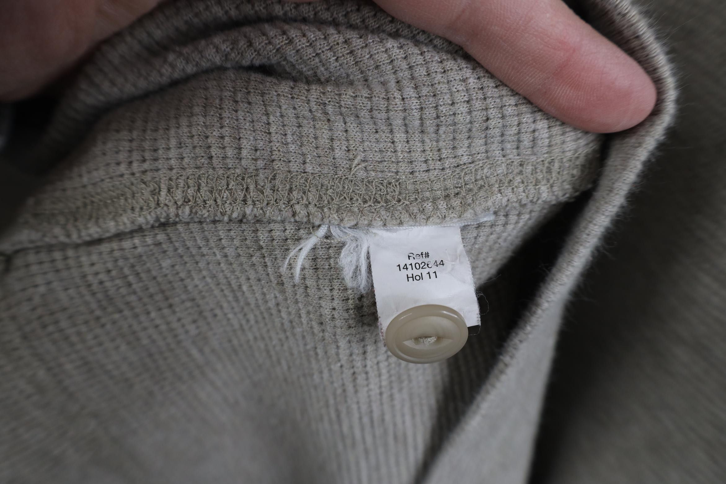 Eddie Bauer Vintage Eddie Bauer Waffle Knit long Sleeve Henley T-Shirt Size US L / EU 52-54 / 3 - 8 Thumbnail