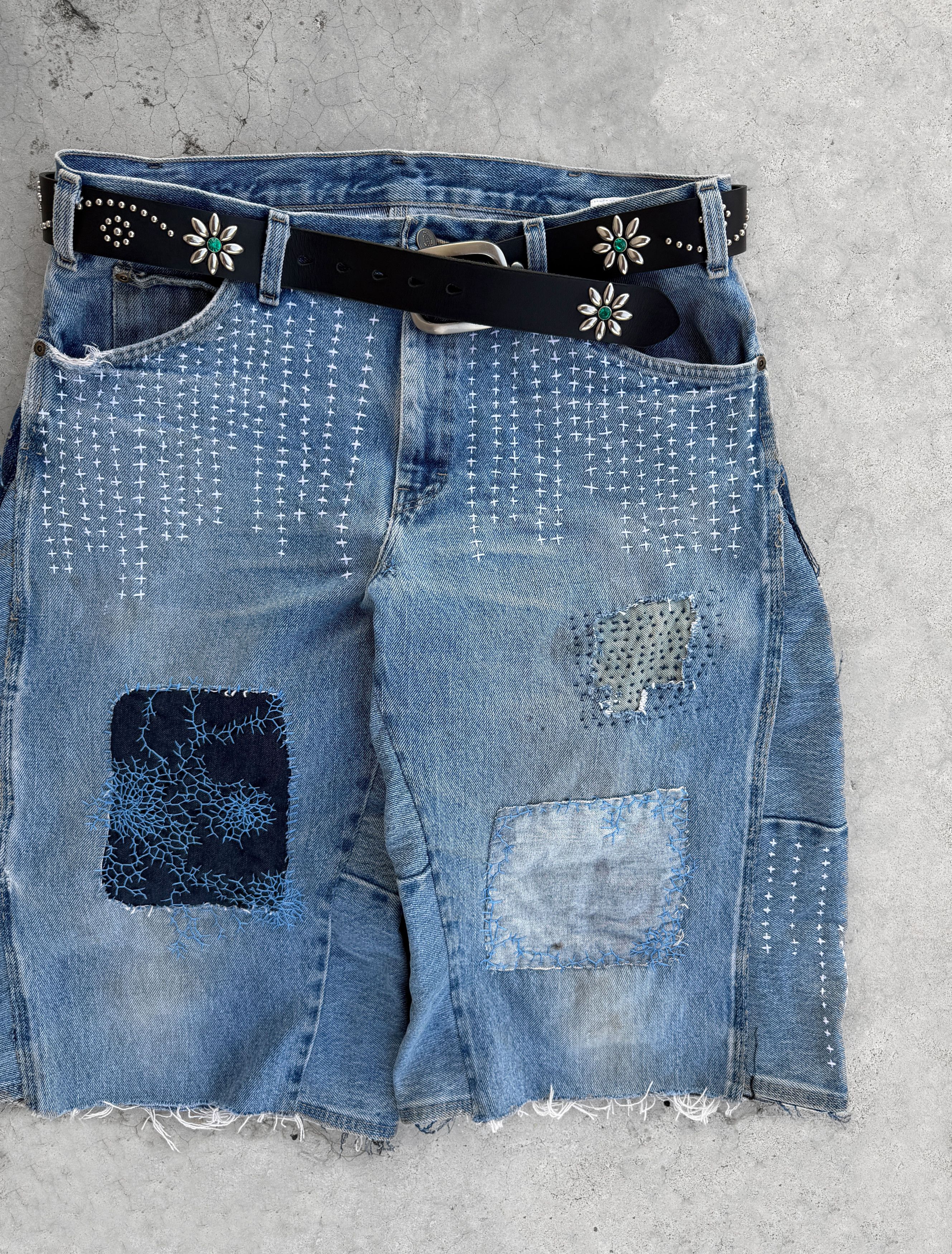 Japanese Brand Vintage Boro Patchwork DICKIES Carpenter Size US 36 / EU 52 - 1 Thumbnail