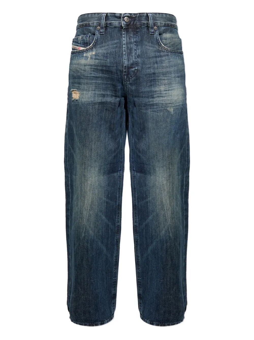 Diesel "2001 D-MACRO" WIDE LEG JEANS Size US 33 - 1 Thumbnail