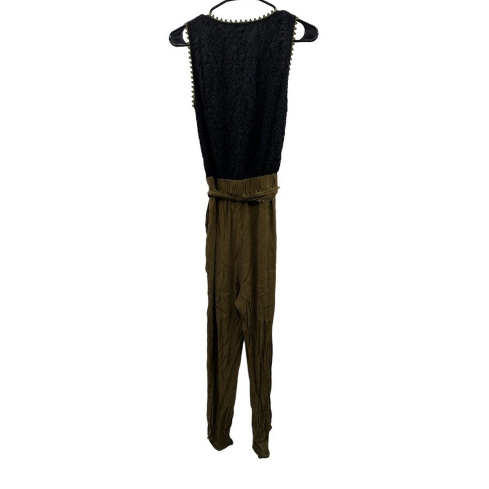 Anthropologie Anthropologie Leifsdottir Sani Green Surplice Wrap Jumpsuit Size 27" / US 4 / IT 40 - 7 Thumbnail