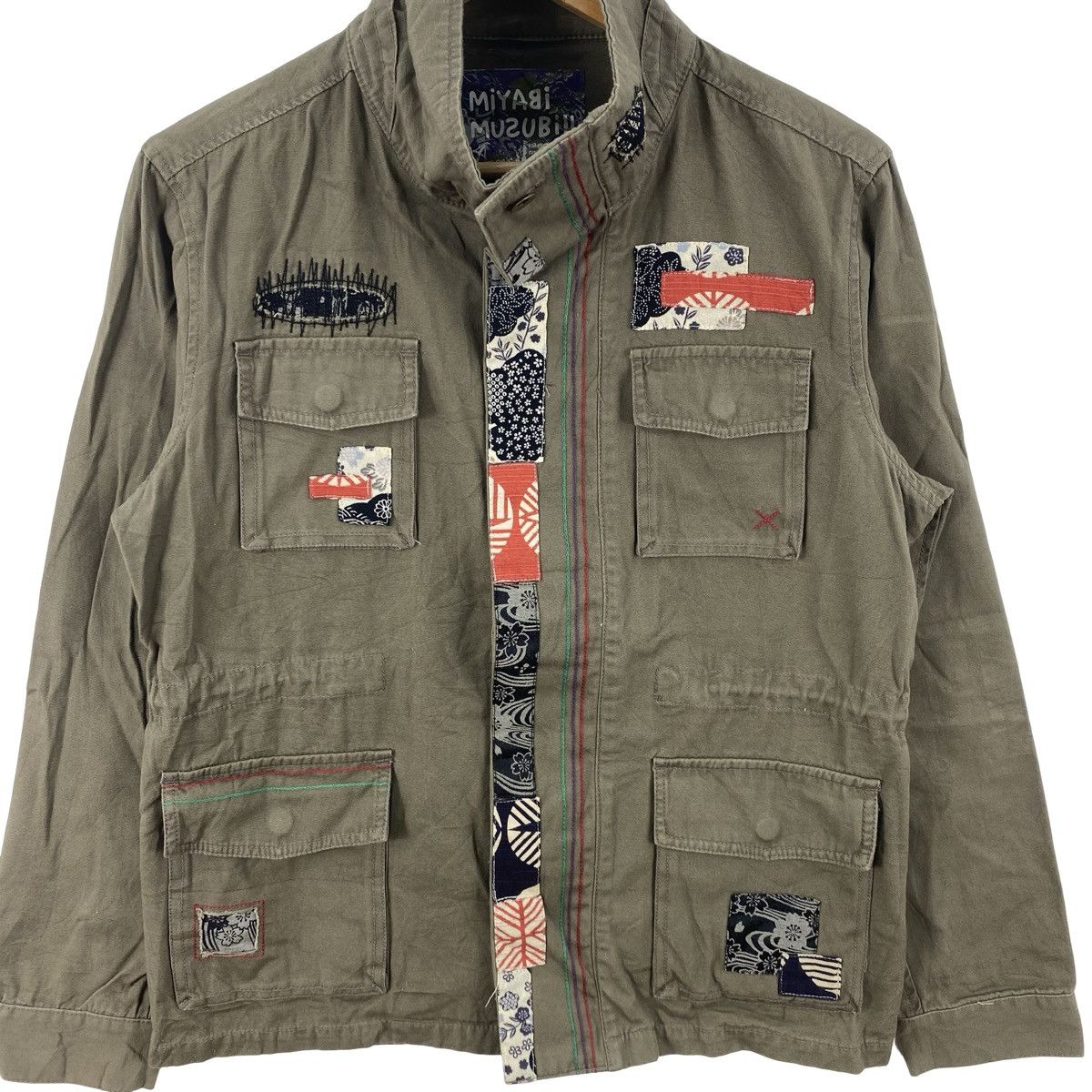 Vintage Vintage MIYABI MILITARY Field Jacket Pocket Kimono Patchwor Size US M / EU 48-50 / 2 - 6 Thumbnail