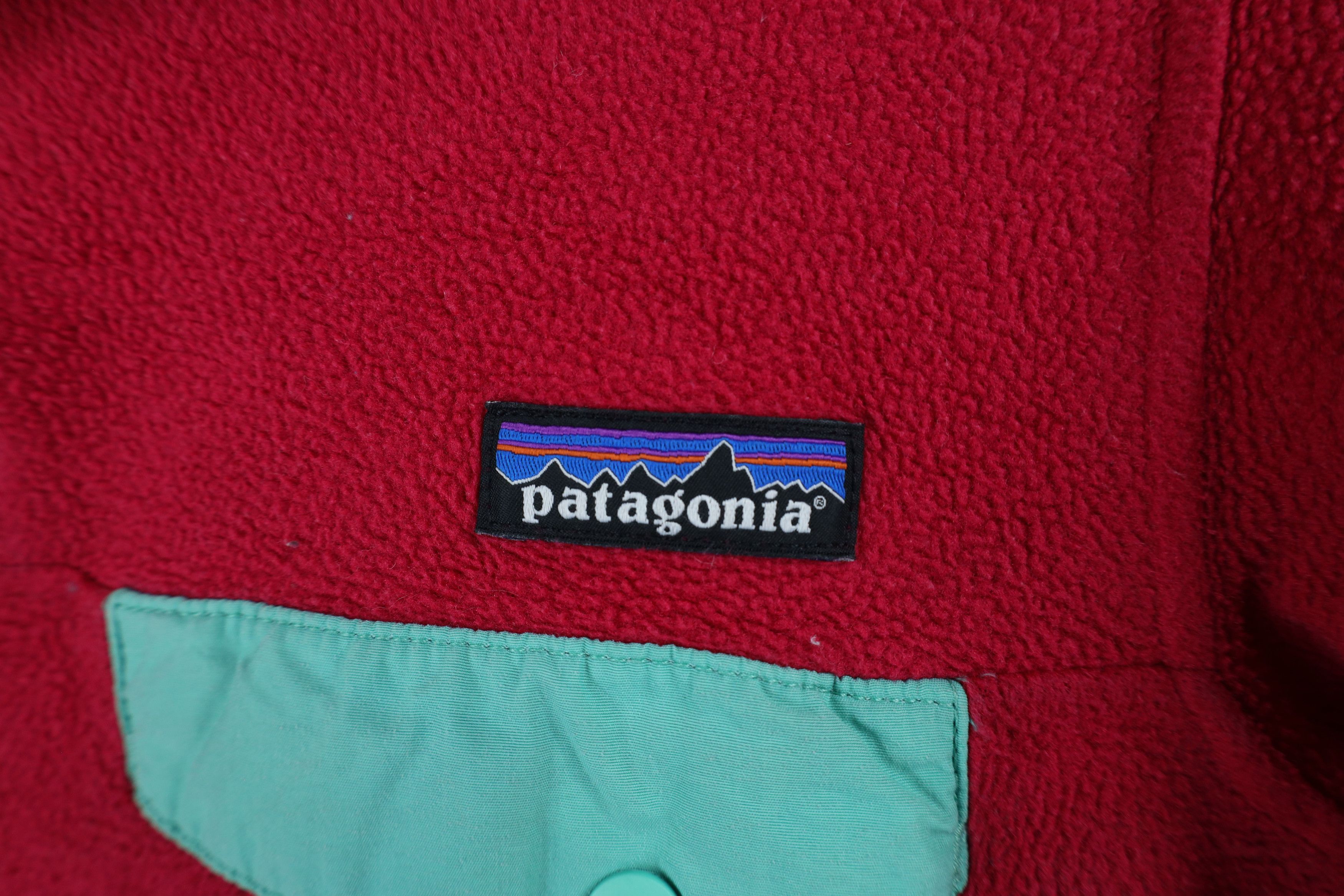 Patagonia × Vintage Vintage Patagonia Synchilla Snap T Fleece Pullover Sweater Size XS / US 0-2 / IT 36-38 - 7 Thumbnail