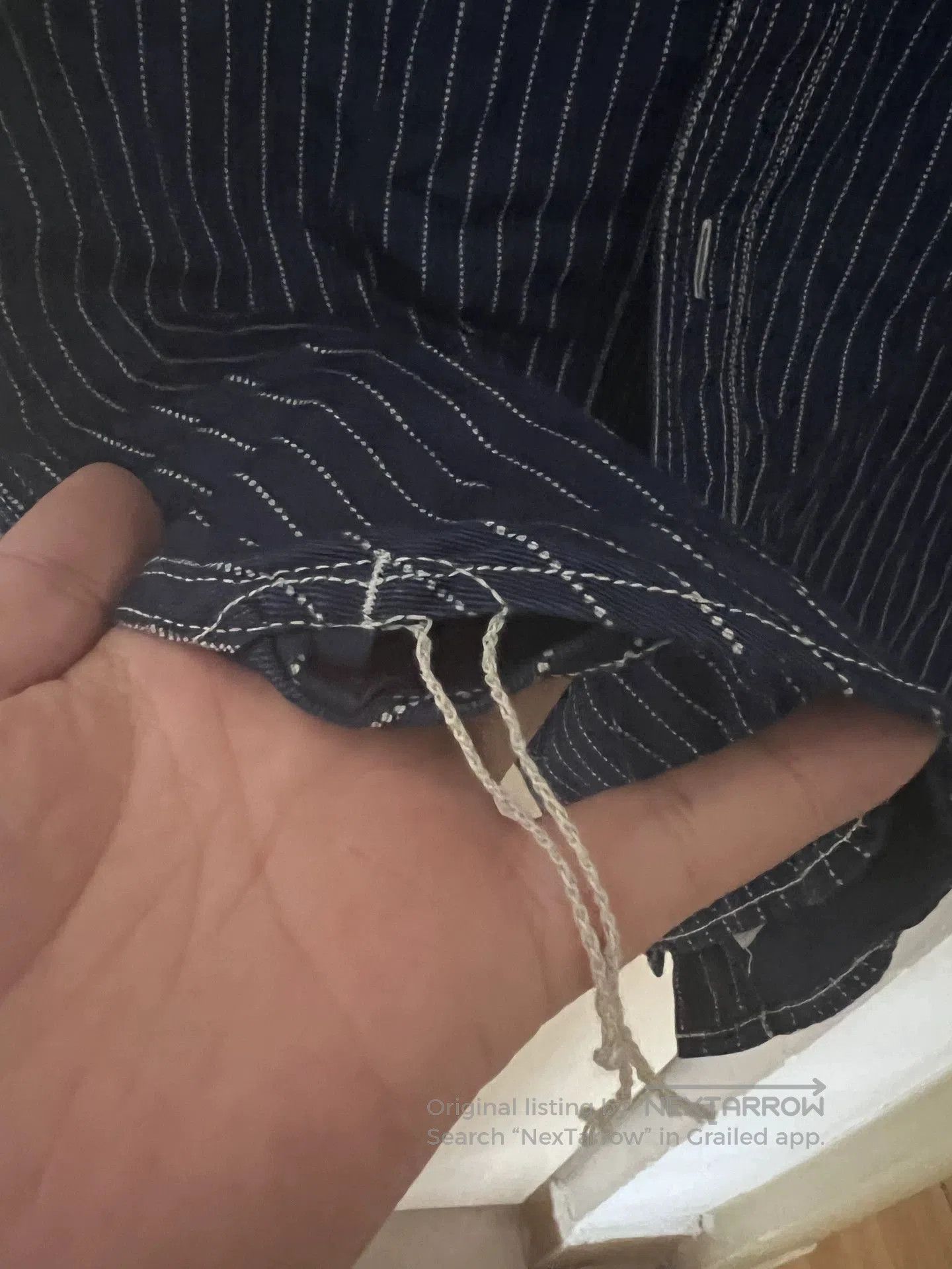Studio D'Artisan StudioD'artisan Wabash Stripe Work Shirt. Size US L / EU 52-54 / 3 - 5 Thumbnail