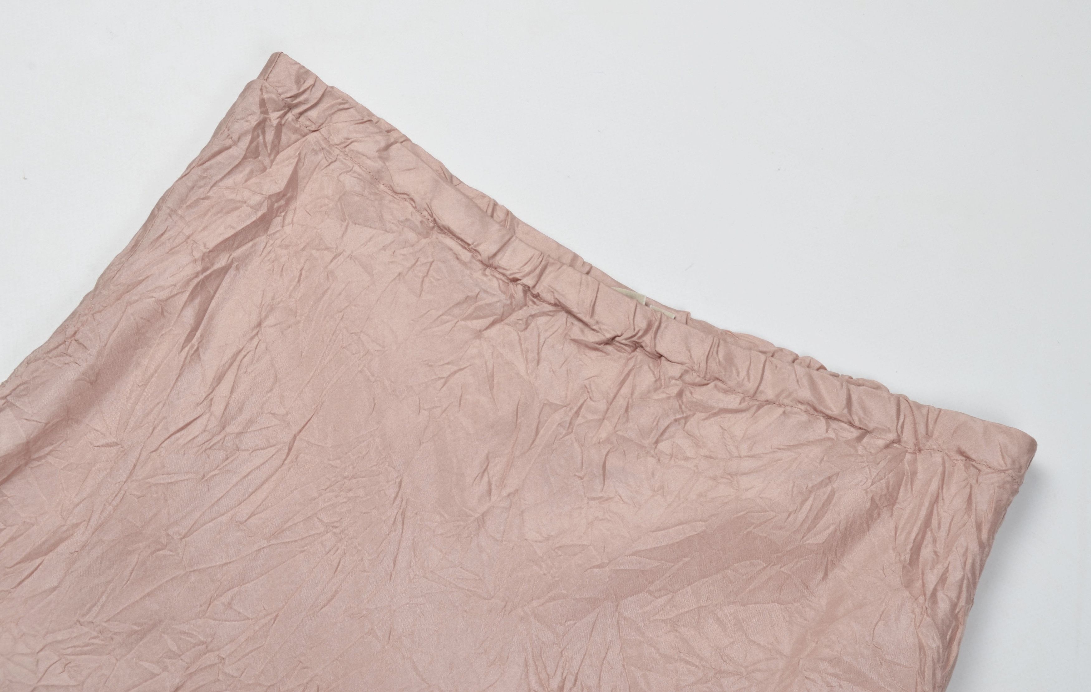 Other Nile Atelier Y2K Dusty Rose Cottage Coquette Silk Skirt Size 23" - 5 Thumbnail