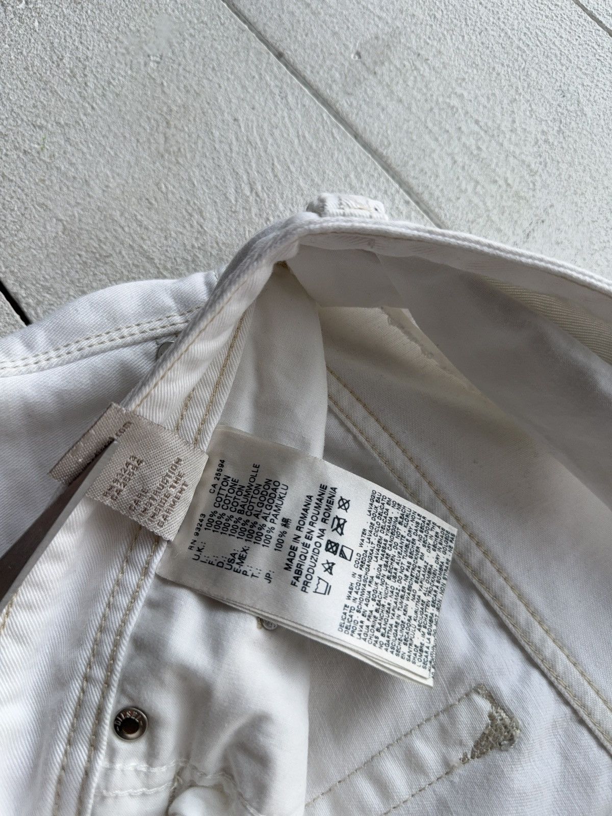 Diesel × Japanese Brand Rare Diesel Industries Safado Distressed Denim Jeans Size US 34 / EU 50 - 16 Thumbnail