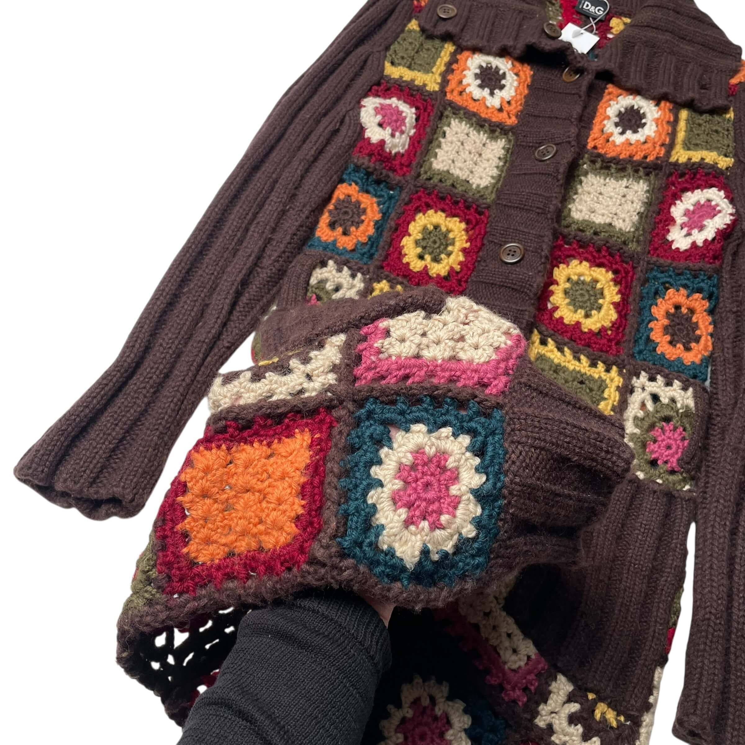 Dolce & Gabbana Dolce&gabbana wool blend crochet knit coat Size M / US 6-8 / IT 42-44 - 5 Thumbnail