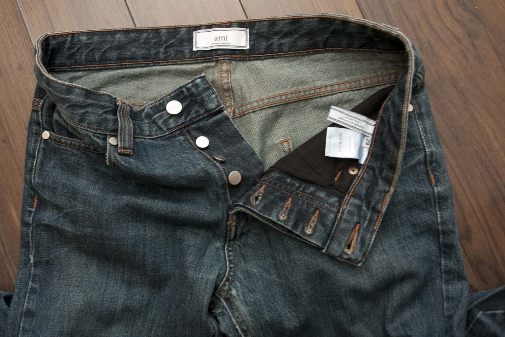 AMI Alexandre Mattiussi AMI Jeans Distressed Size 30x29.5 Blue Size US 30 / EU 46 - 6 Thumbnail