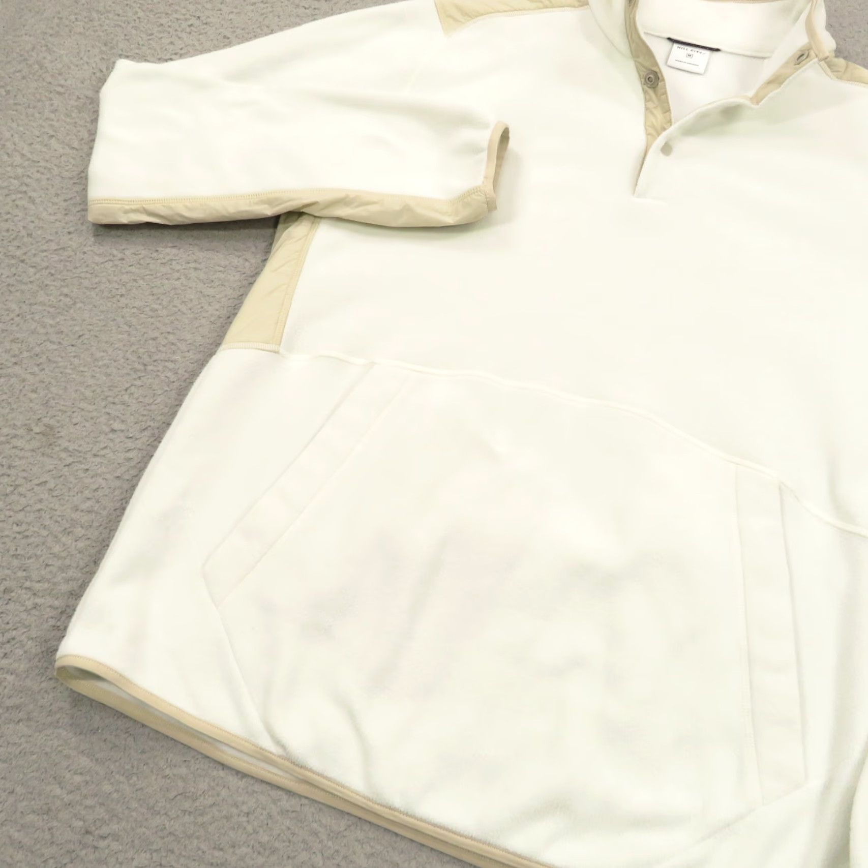 KangaROOS Hill City Jacket Mens Medium White Fleece Pullover Snap T Sweater Kangaroo Pouch Size US M / EU 48-50 / 2 - 3 Thumbnail