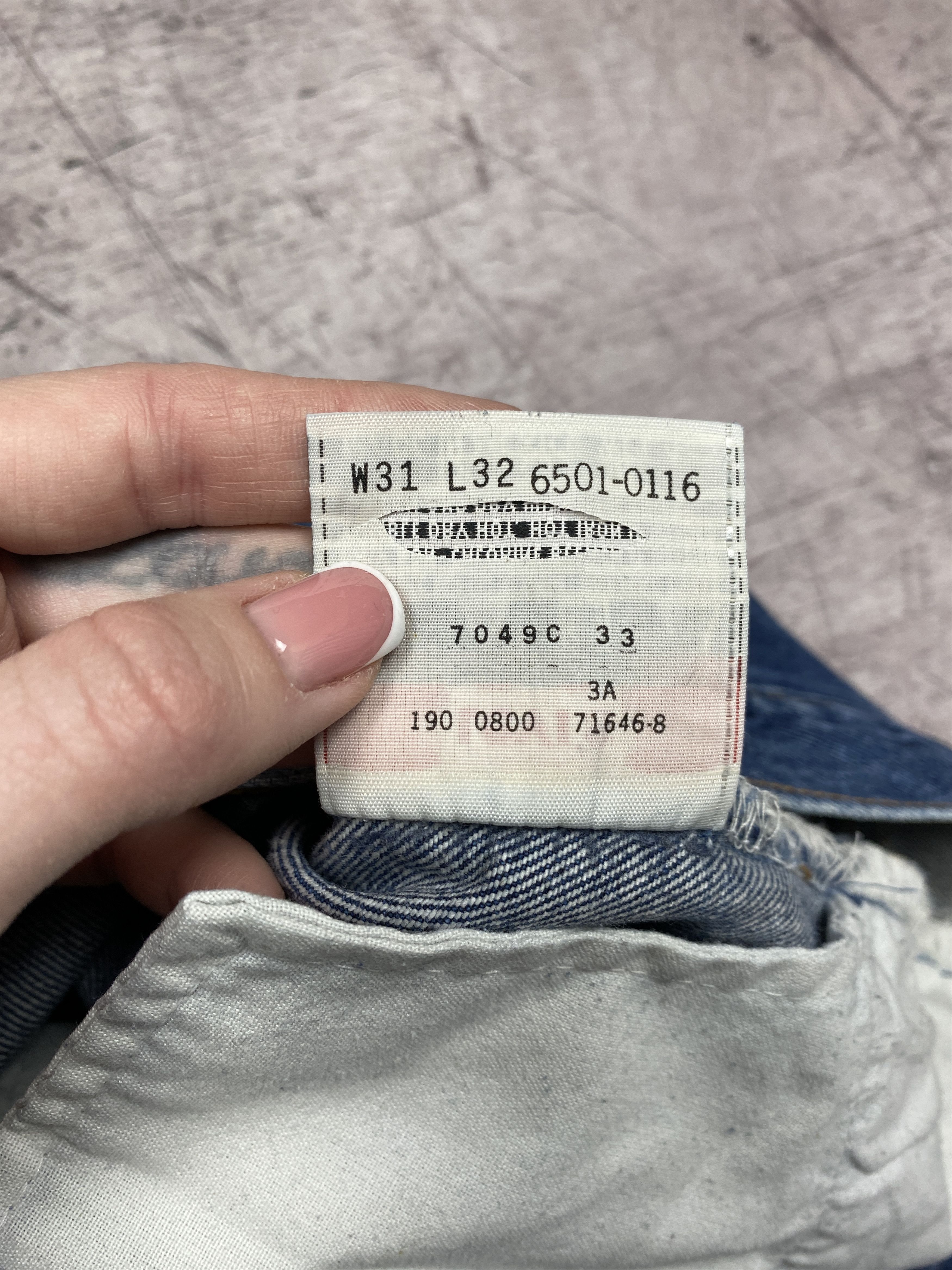 Levi's × Vintage Levis 501 Vintage Mens Denim Pants Y2K Jeans Size US 31 - 9 Thumbnail