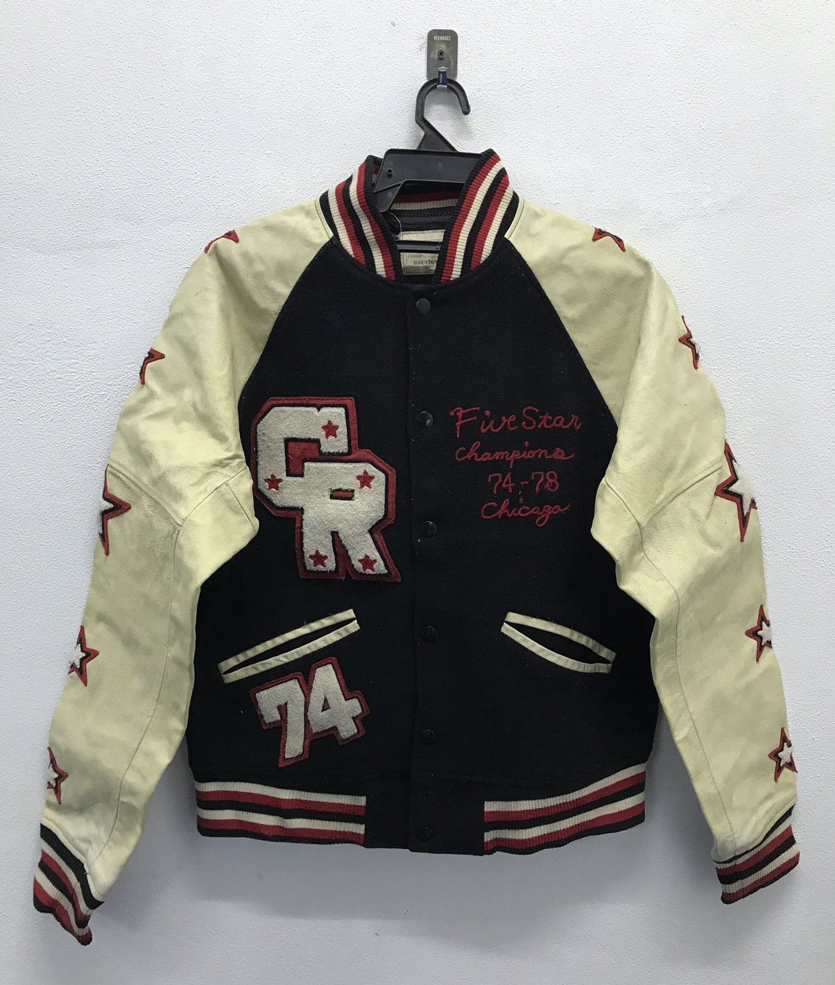 Vintage Vintage Houston Five Star Champion 74-78 Varsity Jacket Size US M / EU 48-50 / 2 - 1 Thumbnail