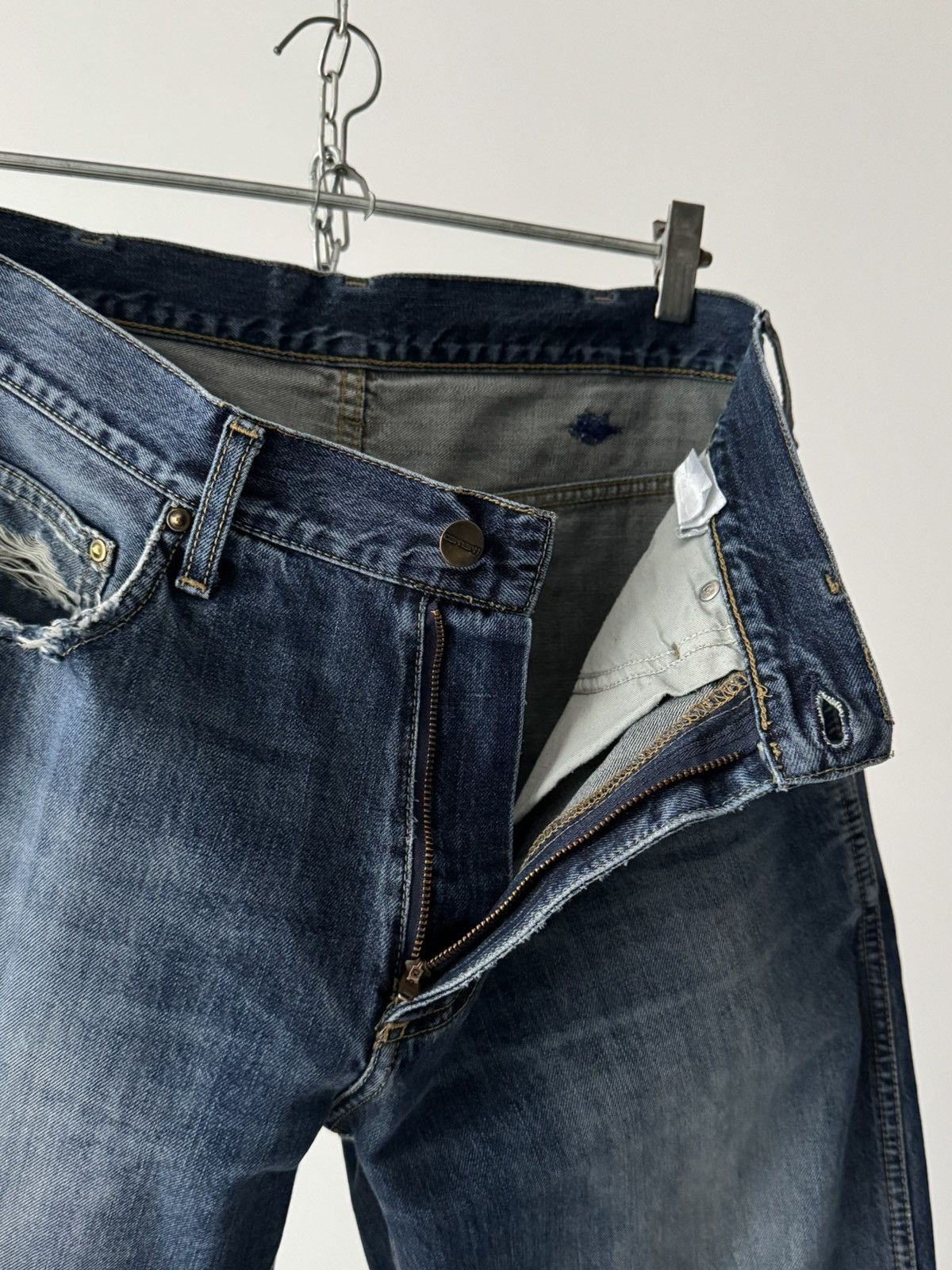 Carhartt × Carhartt Wip × Vintage Vintage Carhartt WIP Skate Destroyed Jeans Pants Size US 32 / EU 48 - 5 Thumbnail