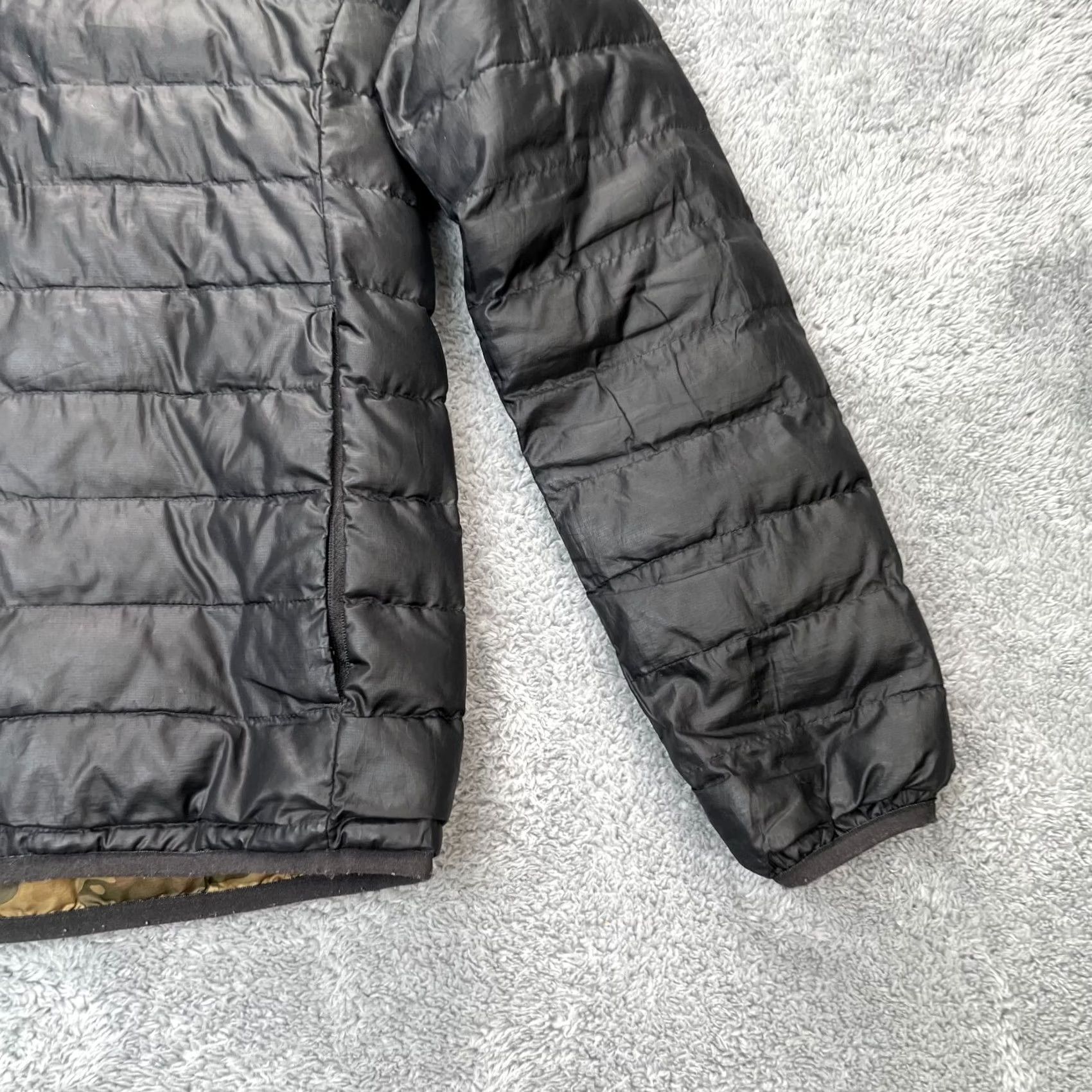 Helly Hansen VINTAGE Helly Hansen Jacket Womens 12 Brown Camo Reversible Puffer Coat Hooded Full Zip Size XL / US 12-14 / IT 48-50 - 2 Thumbnail