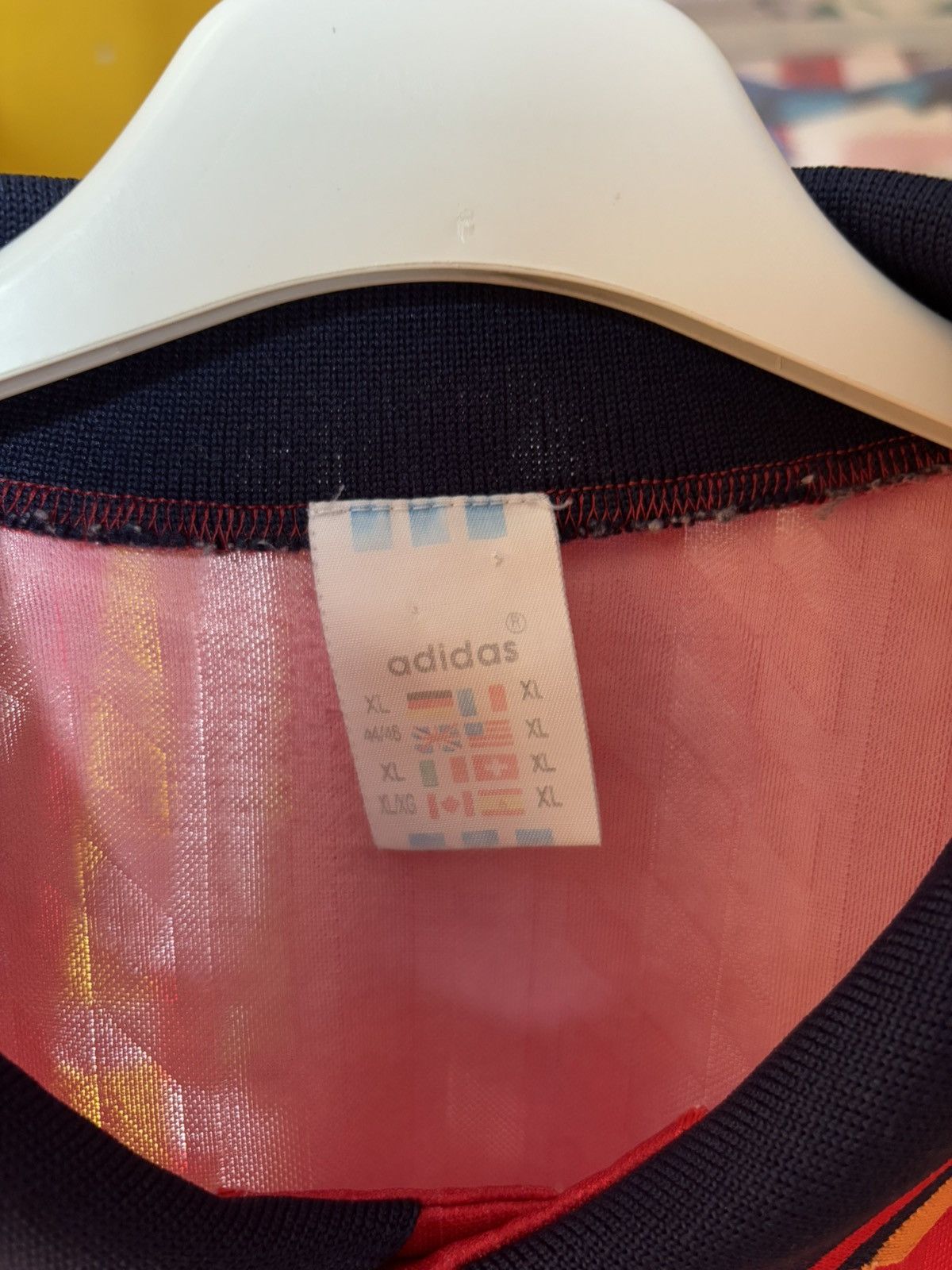 Adidas Spain 1994 jersey adidas L retro vintage Size US L / EU 52-54 / 3 - 4 Thumbnail