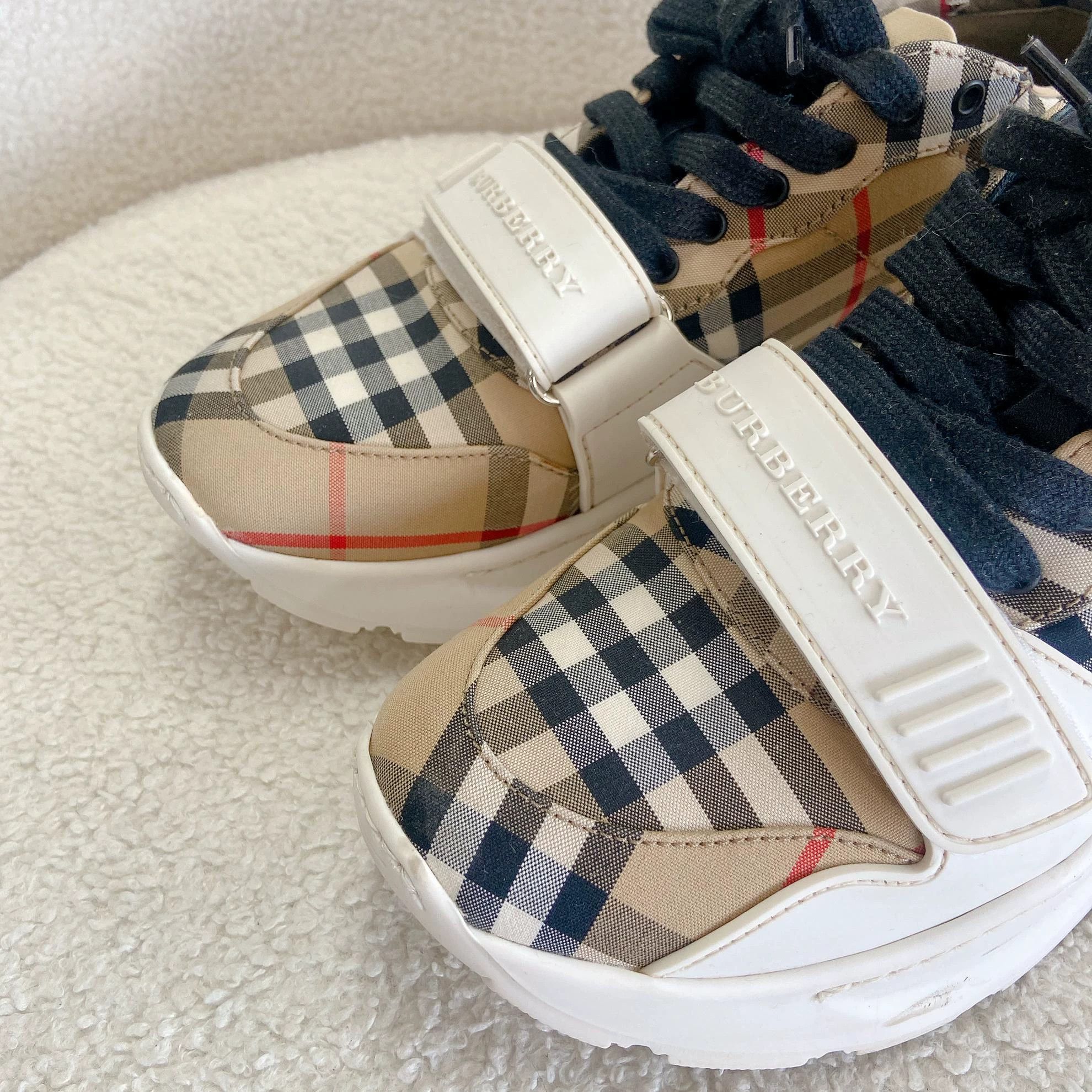 Burberry Burberry Horseferry Check Sneakers Size 38 4972 Size US 7.5 / IT 37.5 - 5 Thumbnail