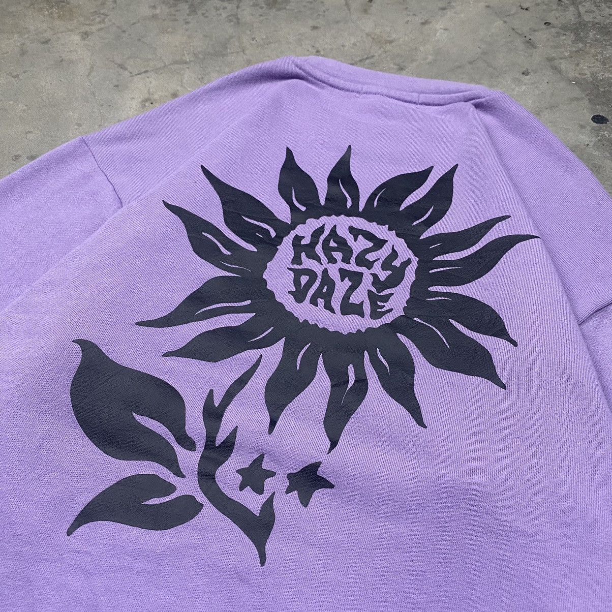Other Hazy Daze Streetwear Arts Lilac Crewneck Size US XL / EU 56 / 4 - 2 Thumbnail