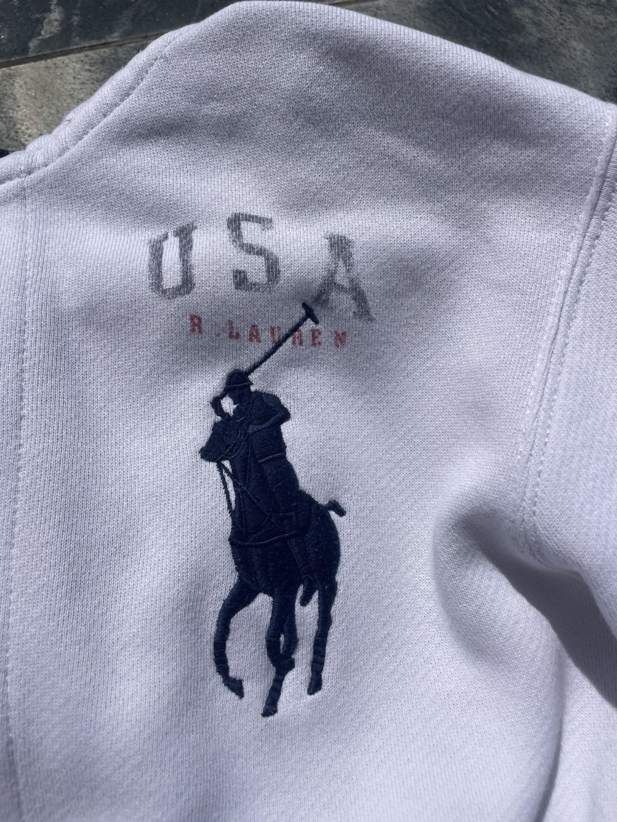 Polo Ralph Lauren Polo Ralph Lauren White Zip up Size US M / EU 48-50 / 2 - 3 Thumbnail