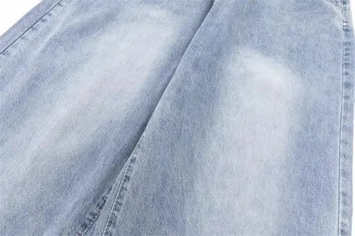 Handmade × Japanese Brand × Jean Men's hiphop pocket embroidery washed straight jeans y2k y2k Size US 32 / EU 48 - 4 Thumbnail