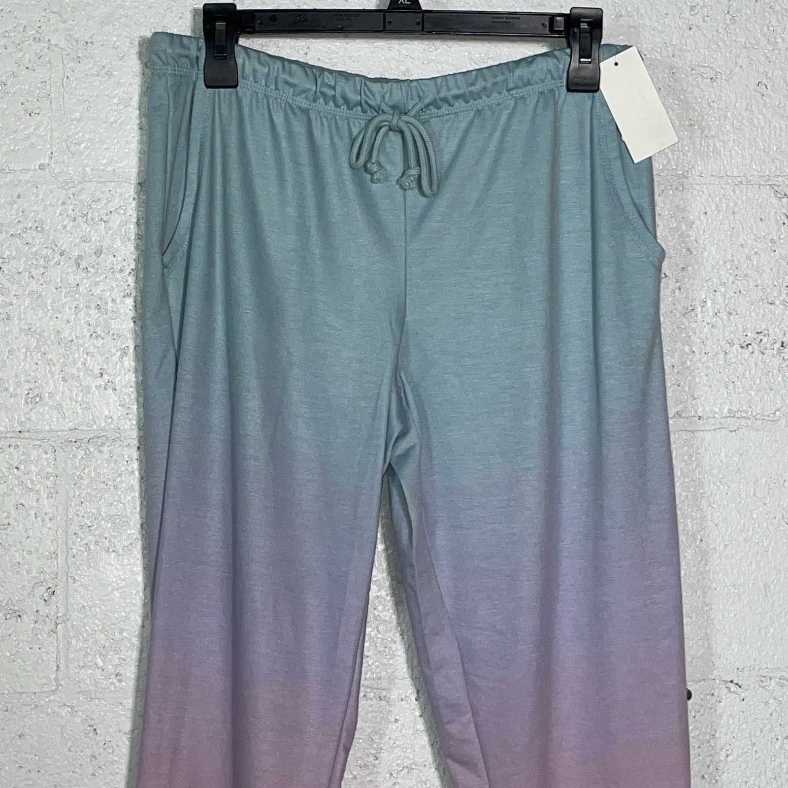 NO ID Jenni Jogger Pajama Pants ombre blue to pink small Size 27" / US 4 / IT 40 - 7 Thumbnail