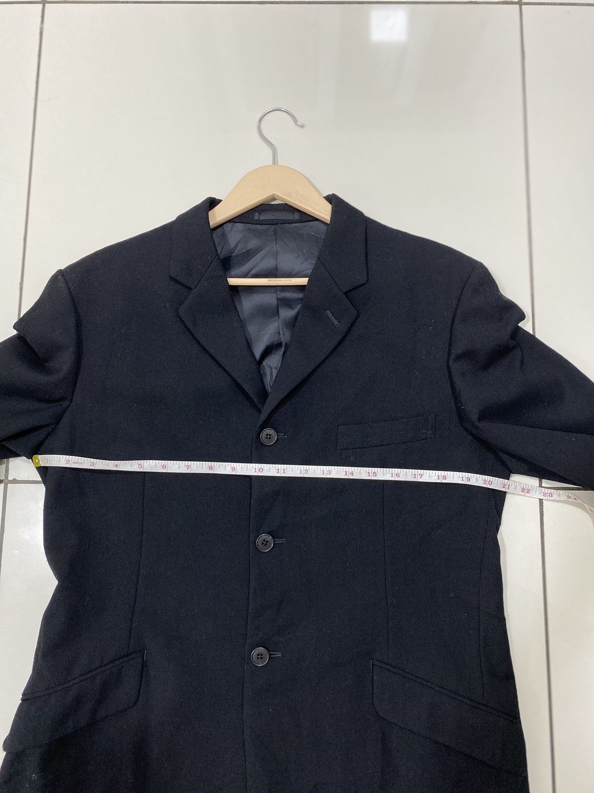 Yohji Yamamoto AAR Yohji Yamamoto X Durban Black Blazer Size 44R - 10 Thumbnail