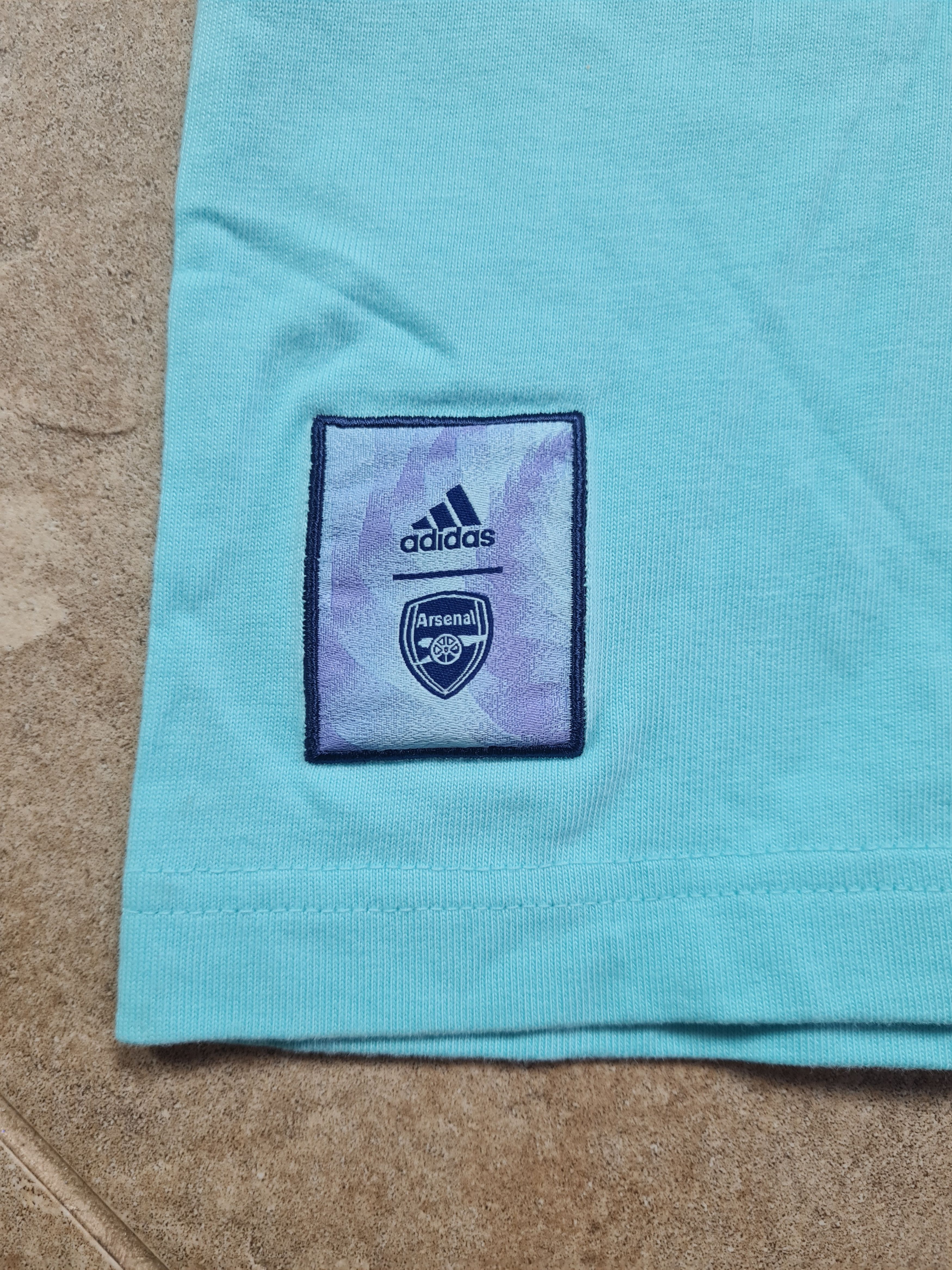 Arsenal Adidas Player Issue Travel Tshirt 23/24 Green