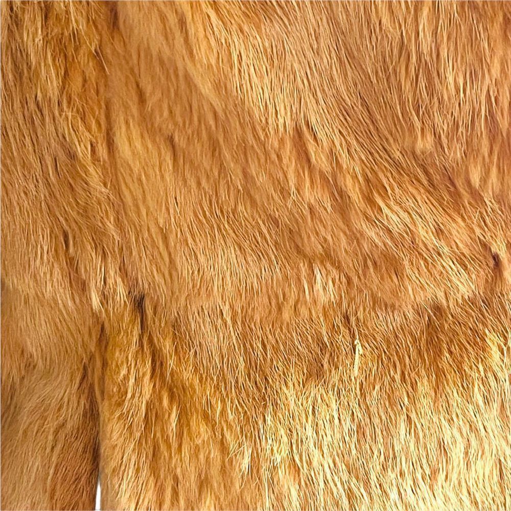 Vintage FUR COAT Y2K Vintage SPLIT END LTD. British Tan Genuine Rabb Size S / US 4 / IT 40 - 8 Thumbnail