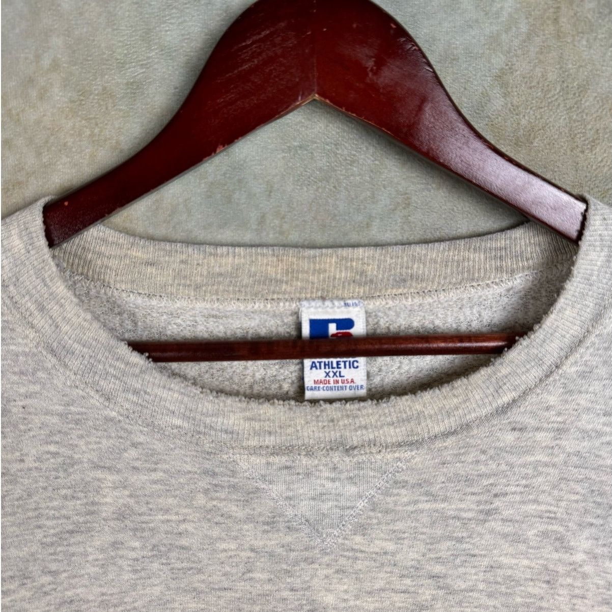 Russell Athletic × Vintage VTG Russell Athletic Crewneck Sweatshirt XXL Gray USA Made Size US XXL / EU 58 / 5 - 9 Thumbnail