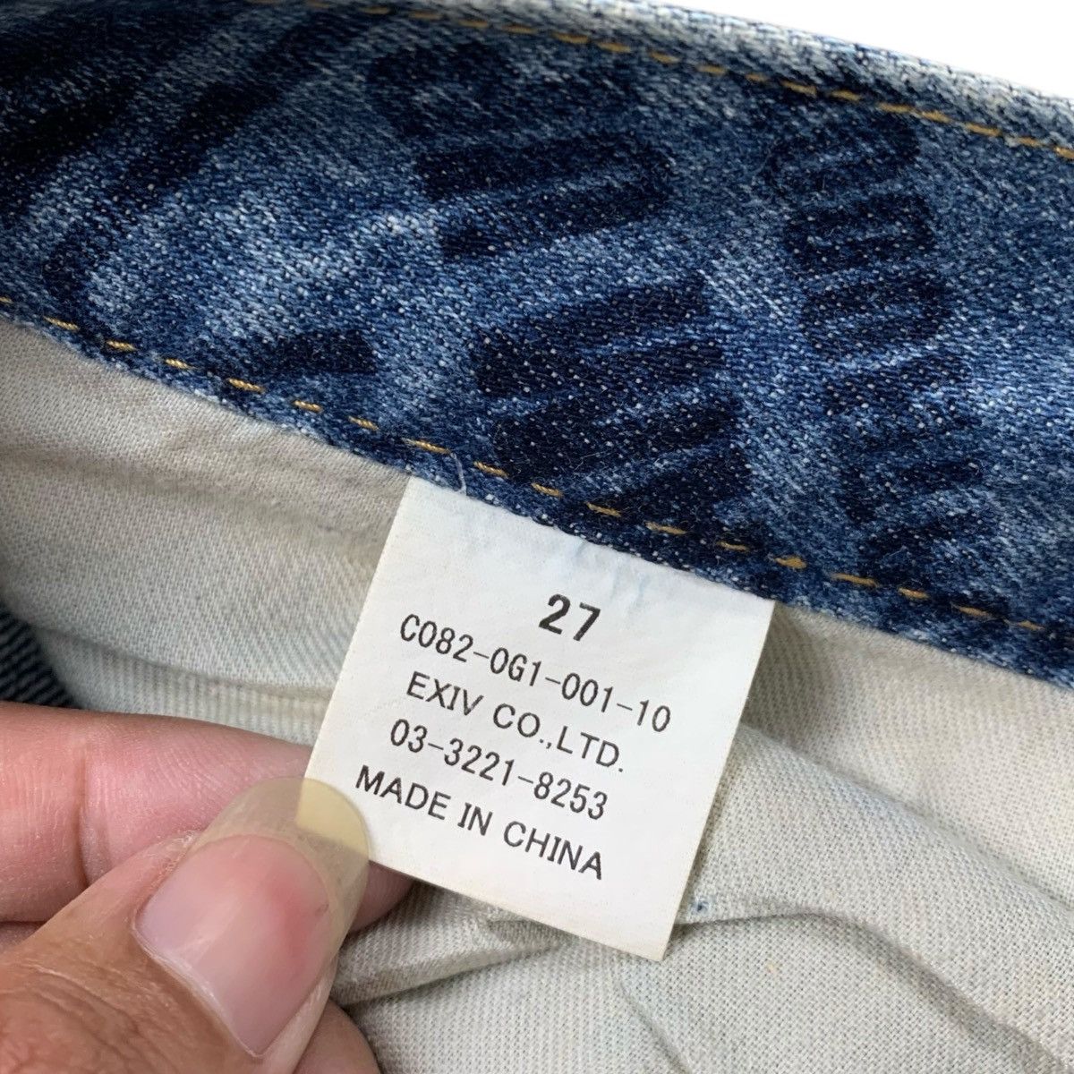If Six Was Nine × Japanese Brand × Le Grande Bleu (L.G.B.) 2000’s Co&Lu Over Print Jeans Inspired Hysteric Glamour Size US 32 / EU 48 - 6 Thumbnail