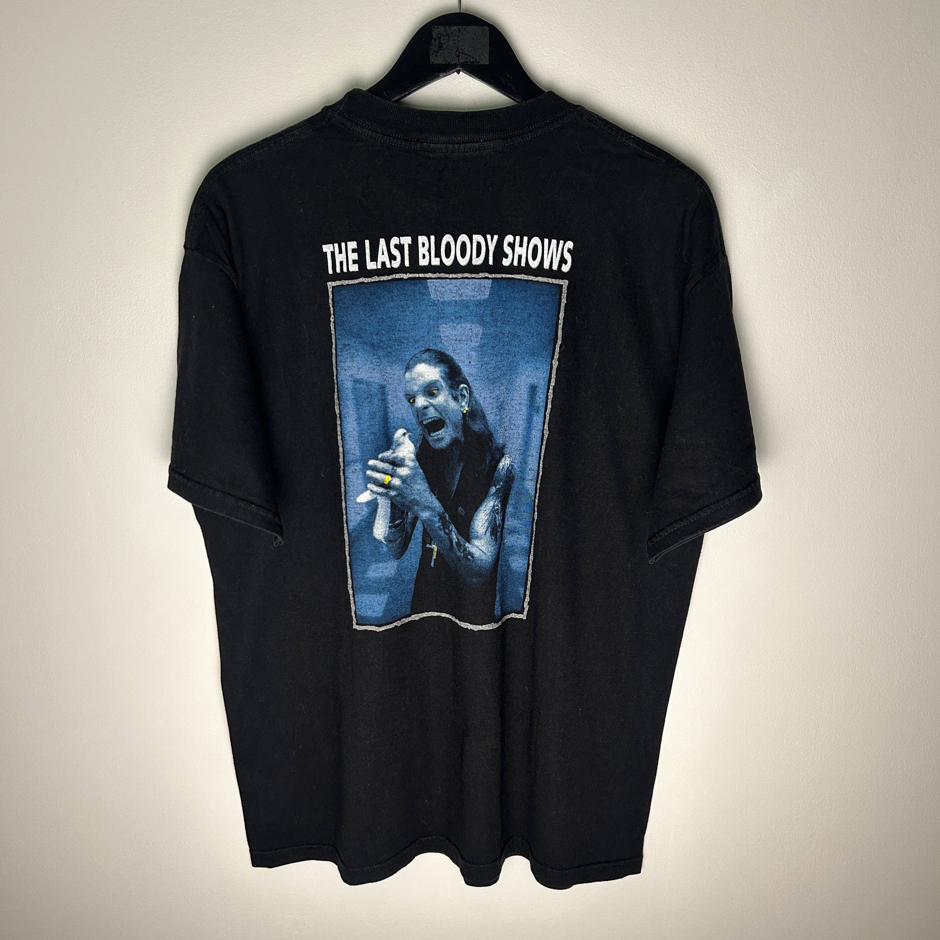Band Tees Vintage Ozzy Osbourne The Last Bloody Shows 1991 T-shirt Size US XL / EU 56 / 4 - 2 Thumbnail
