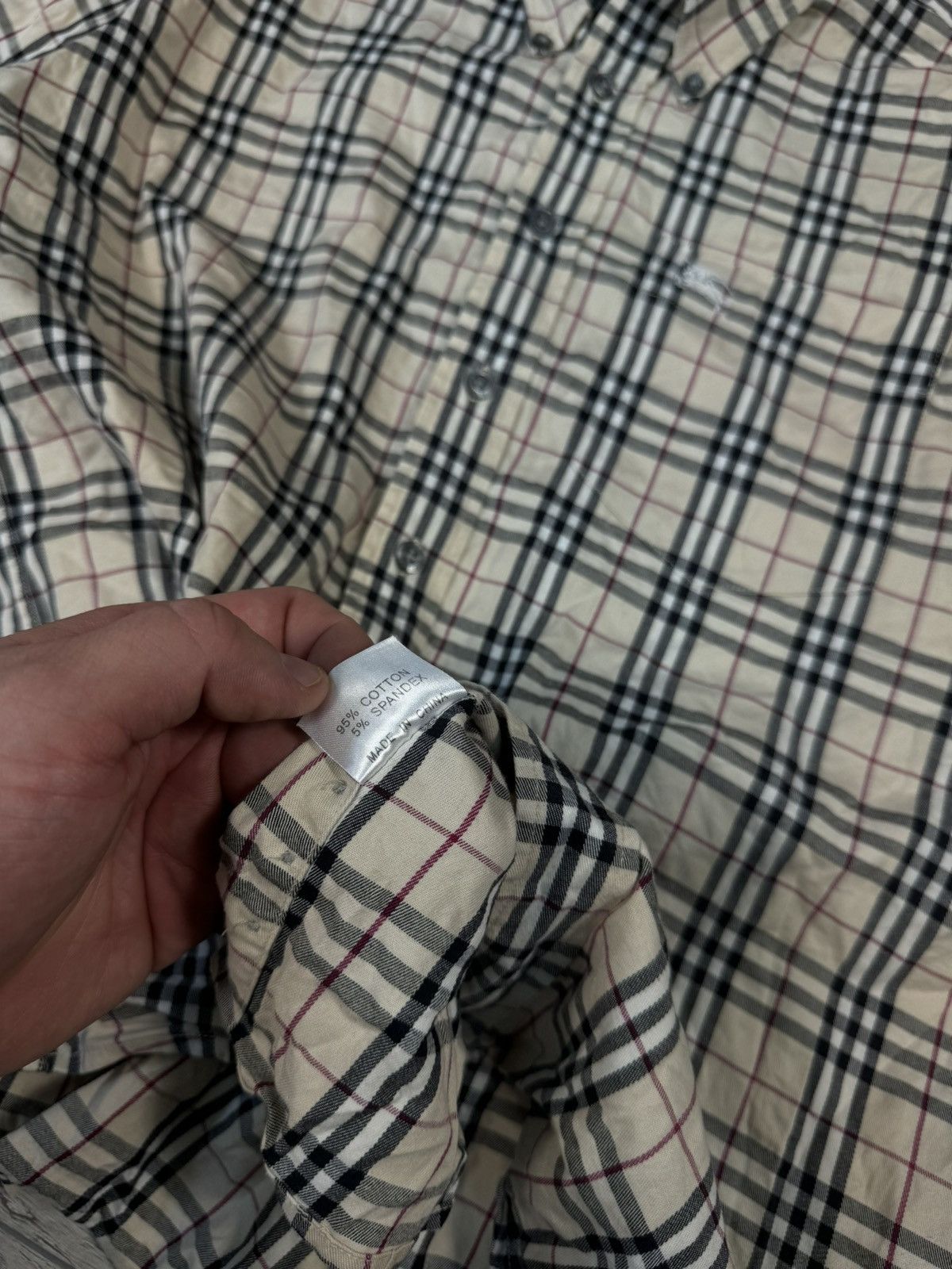 Burberry Vintage Burberry Short Sleeve Shirt Size US M / EU 48-50 / 2 - 6 Thumbnail