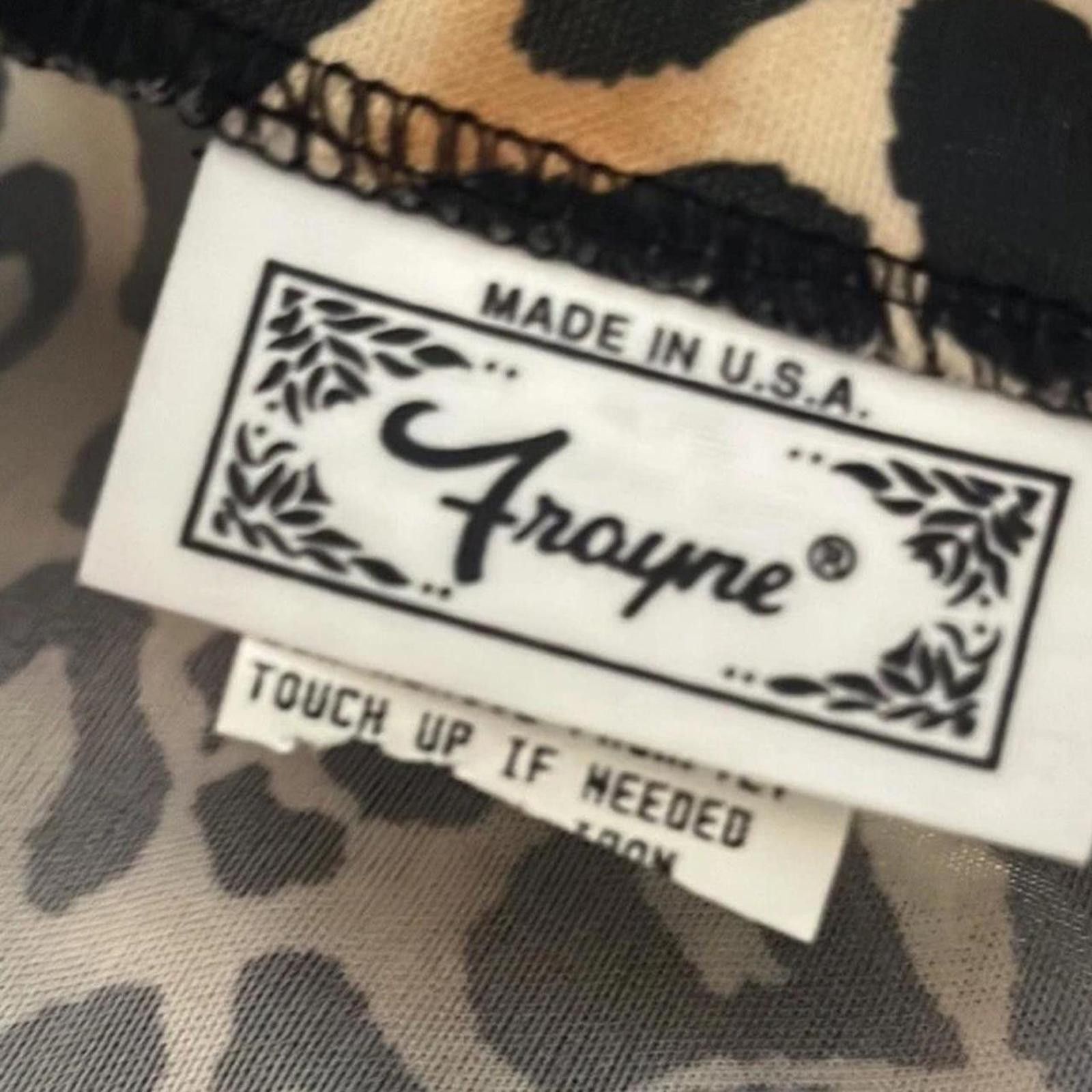 Other Vintage Frayne Silky Blouse animalprint top blouse medium. Size M / US 6-8 / IT 42-44 - 4 Thumbnail