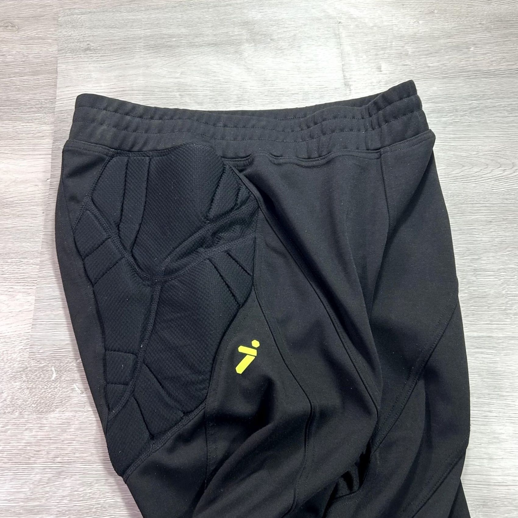 Vintage Storelli Leggings Mens Small Black Padded Compression Soccer Goalkeeper Pants Size US 29 - 7 Thumbnail