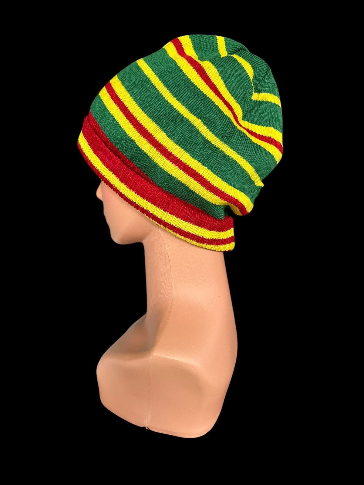 Japanese Brand × Kapital × Vintage Hippies style Stripe Beanie Hats Size ONE SIZE - 4 Thumbnail