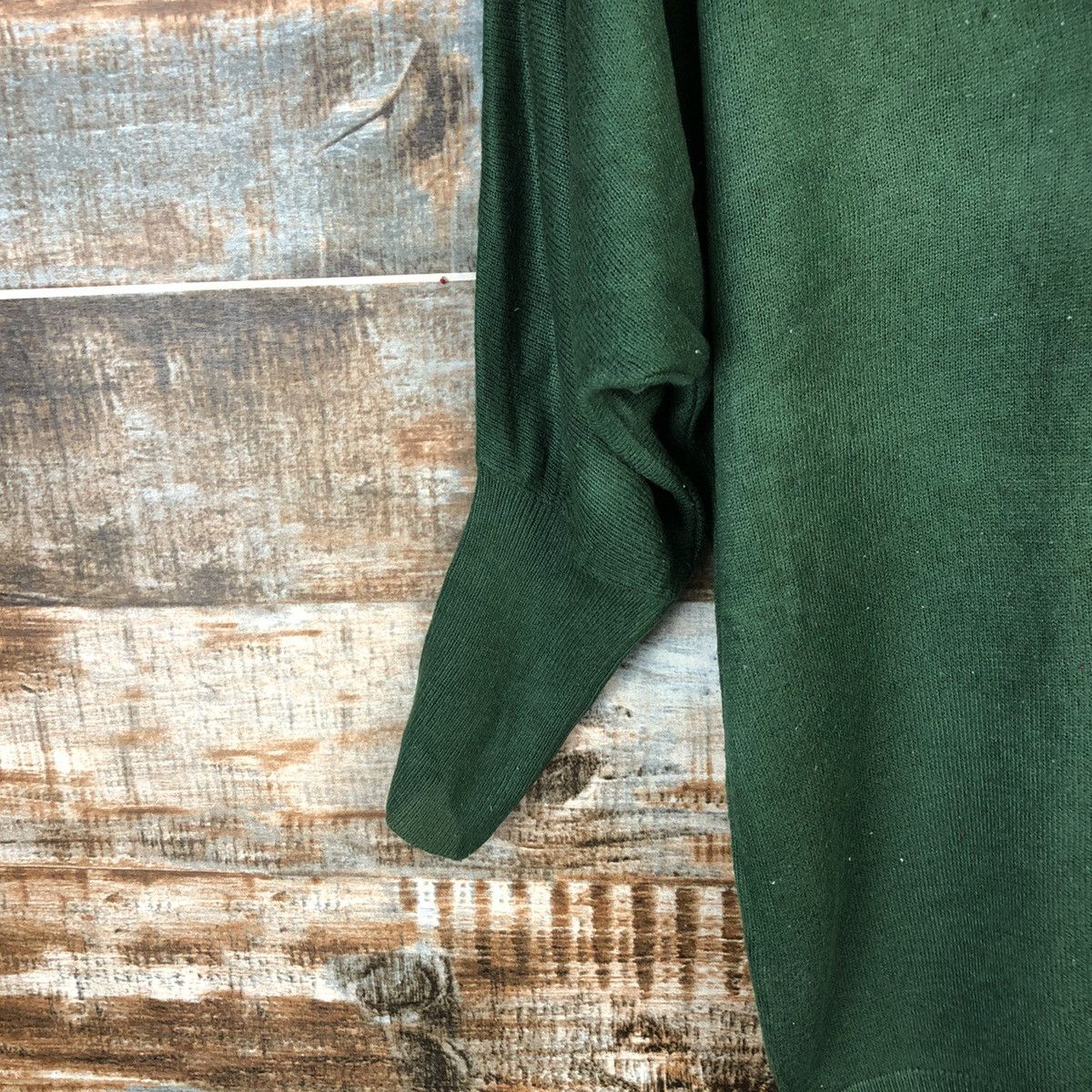 Aran Isles Knitwear Rope Picnic Green Knitwear #A962 Size M / US 6-8 / IT 42-44 - 7 Thumbnail