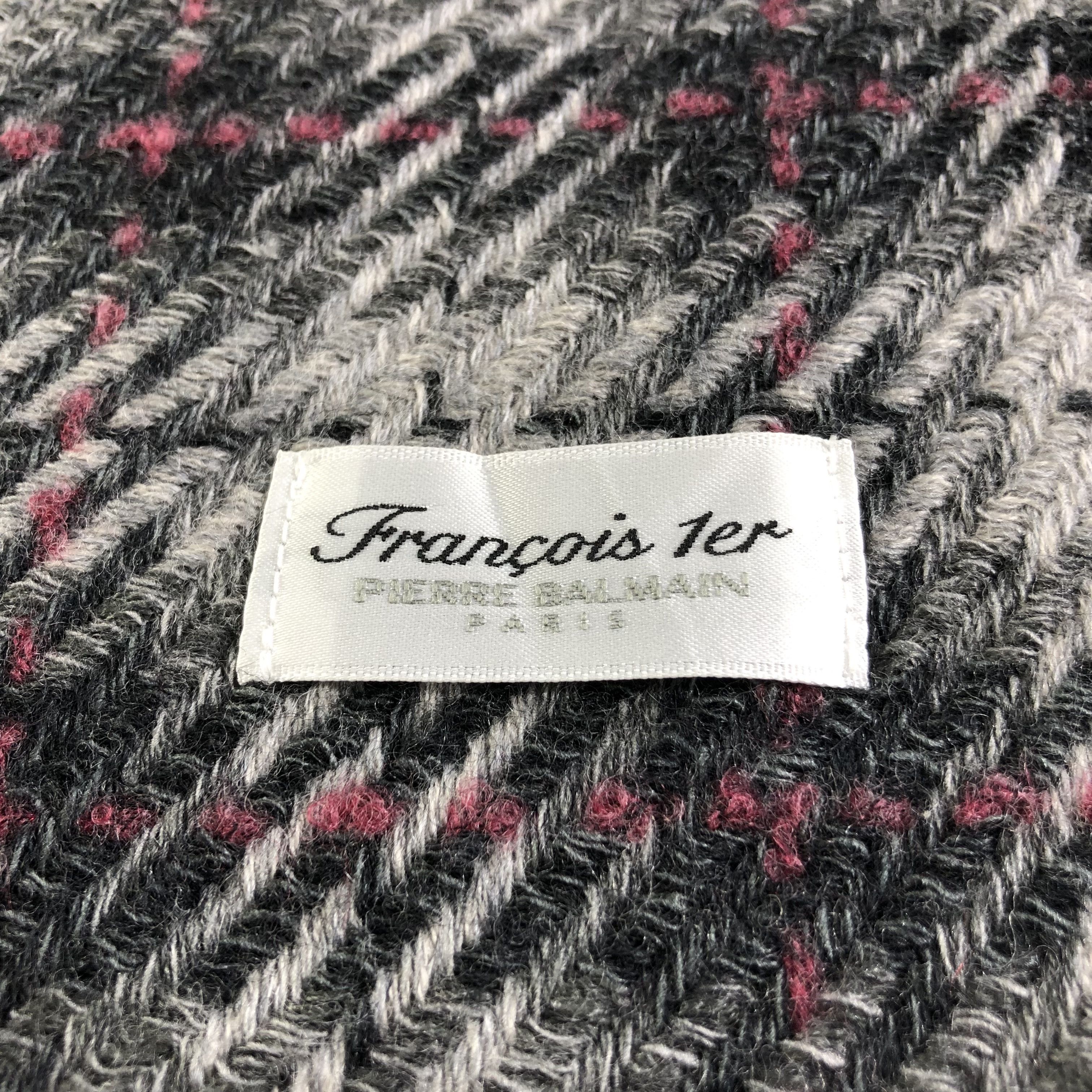 Pierre Balmain Pierre Balmain Tartan Wool Scarf Muffler Neckwear V2542 Size ONE SIZE - 4 Thumbnail