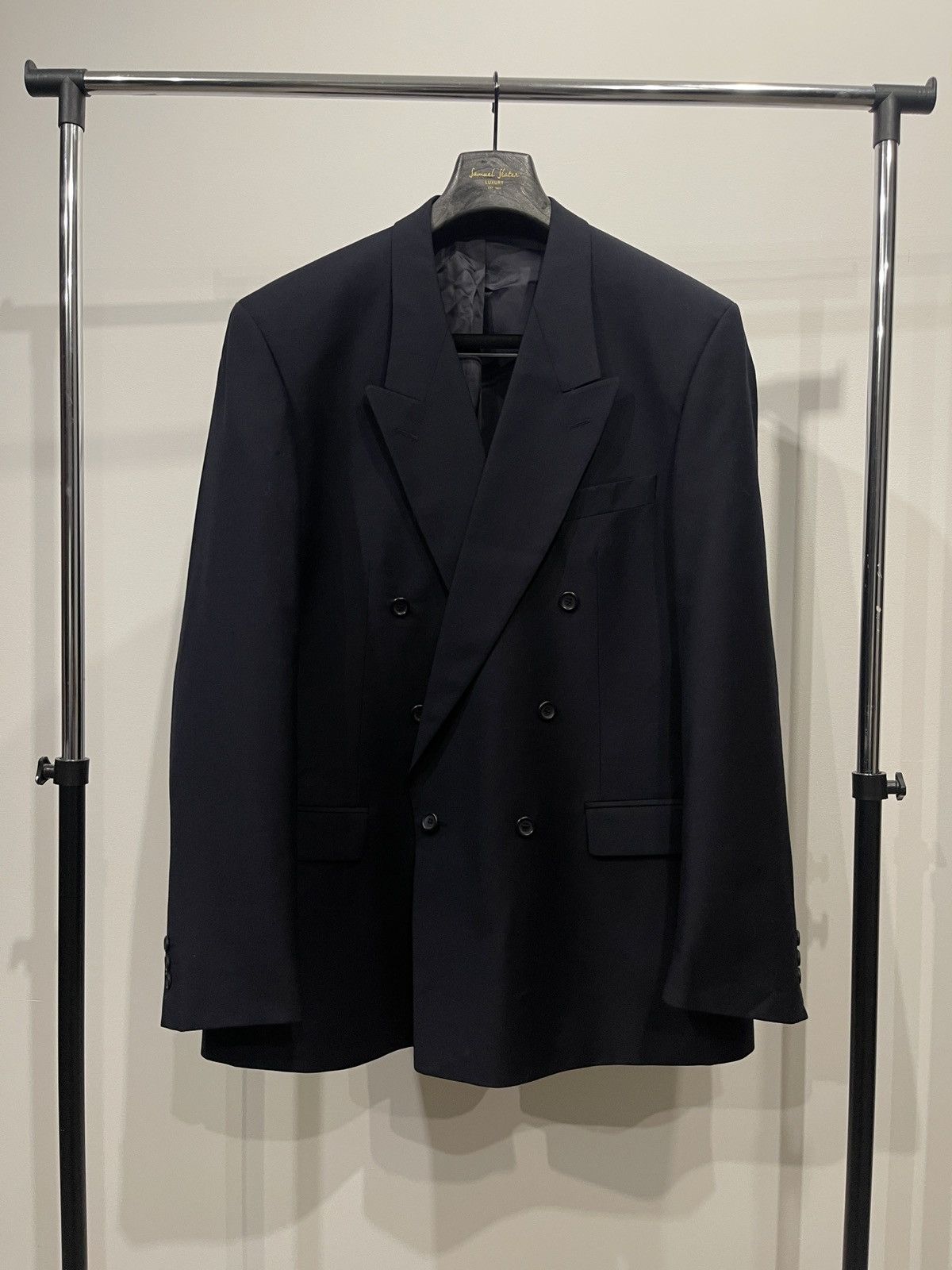 Vintage Lloyd’s Country Club Double-Breasted Blazer Pure New Wool 46 Size 46L - 1 Thumbnail