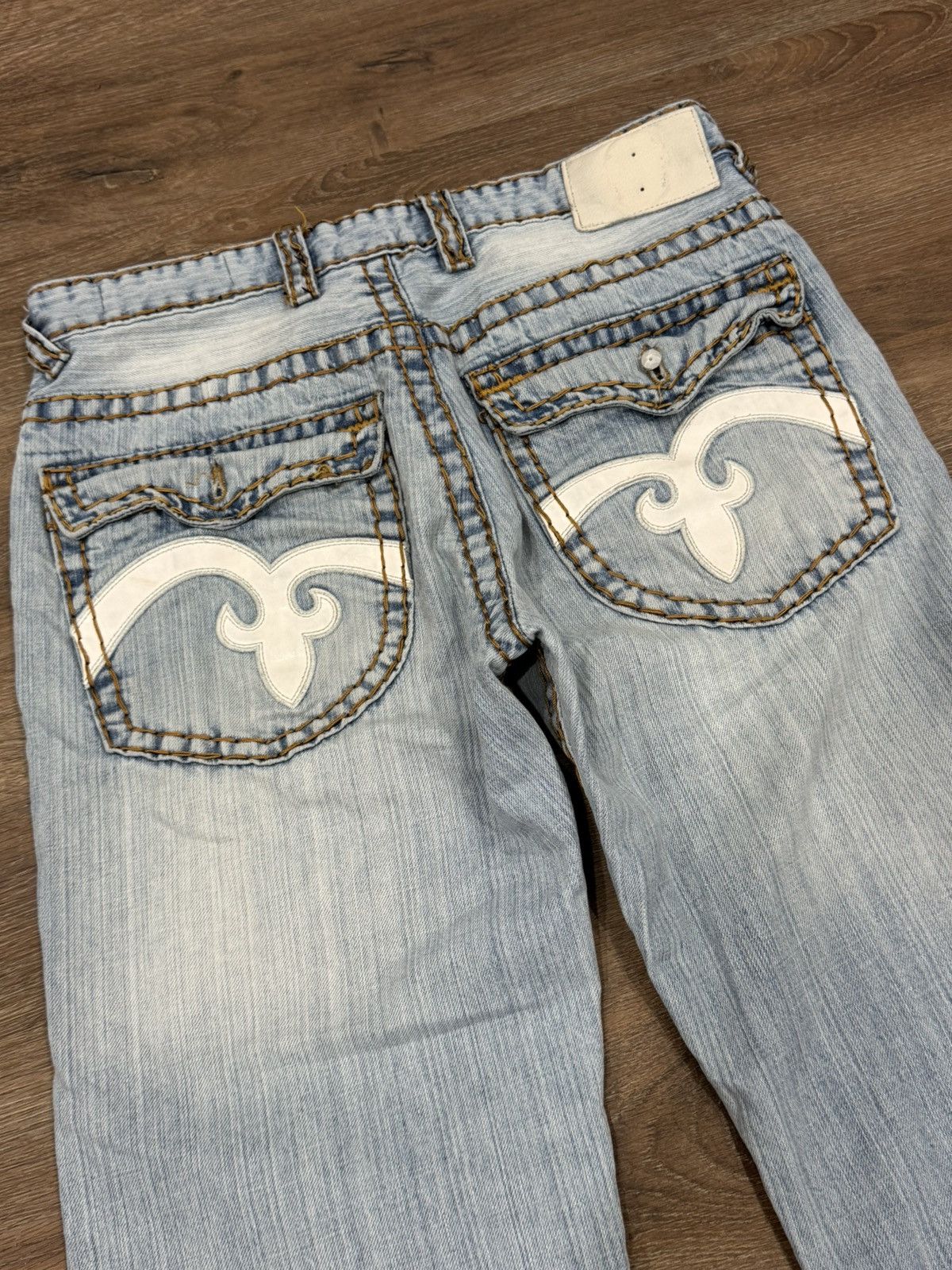 Vintage Vintage Y2K Laguna Beach Jean Co. Heavy Fat Stitch Denims Size US 32 / EU 48 - 8 Thumbnail