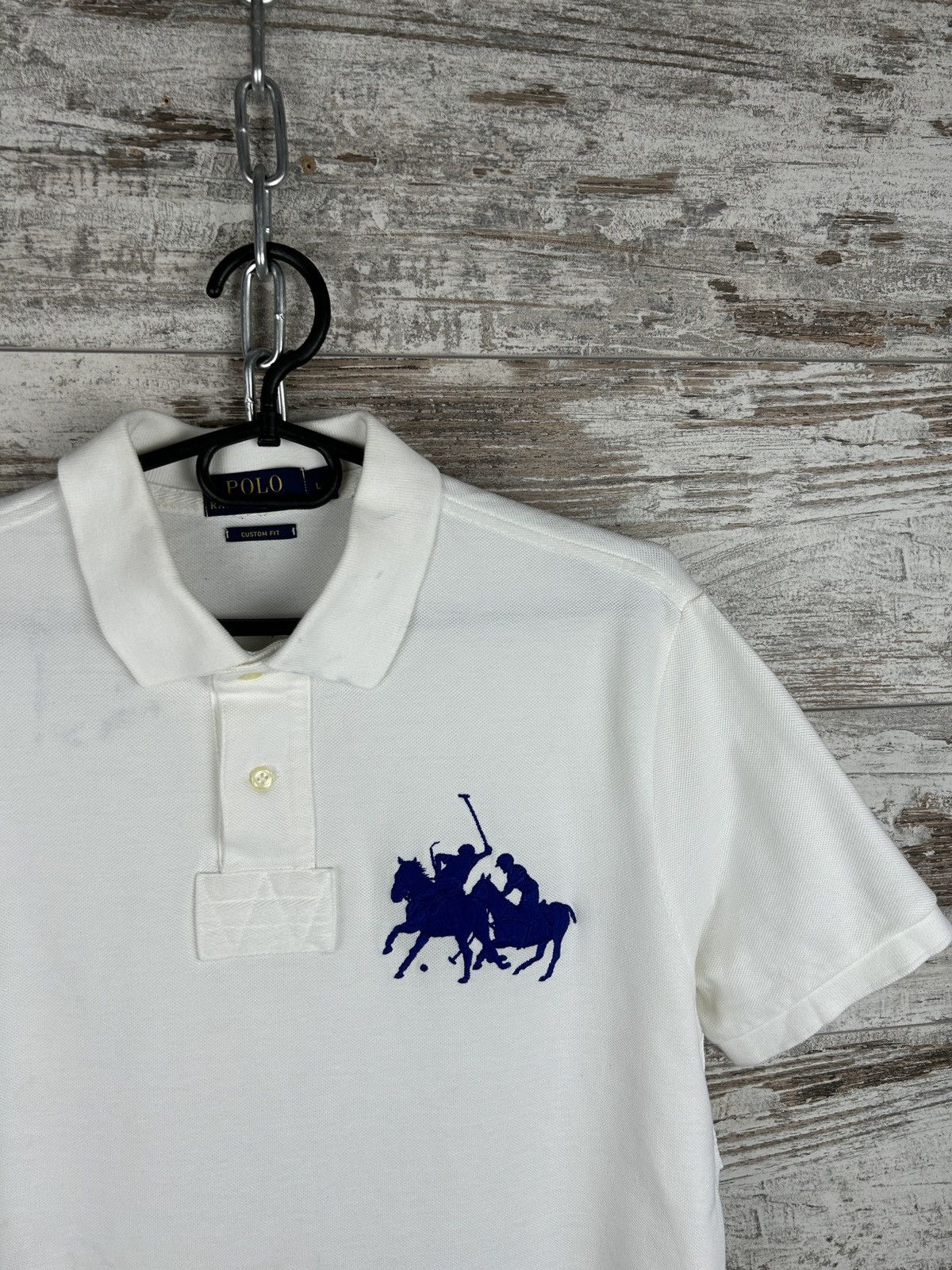 Polo Ralph Lauren × Vintage Mens Vintage Polo Ralph Lauren Polos y2k rugby rare T-shirt Size US L / EU 52-54 / 3 - 2 Thumbnail