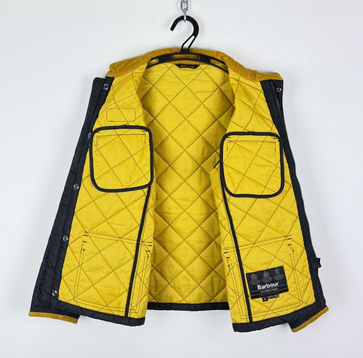 Barbour Barbour International Quilted Ariel Full Zip Jacket Black Size US XXS / EU 40 - 6 Thumbnail