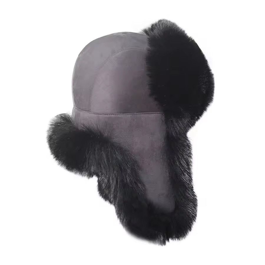 Japanese Brand × Vintage Warm Faux Fox Fur Bomber Hat Size ONE SIZE - 4 Thumbnail
