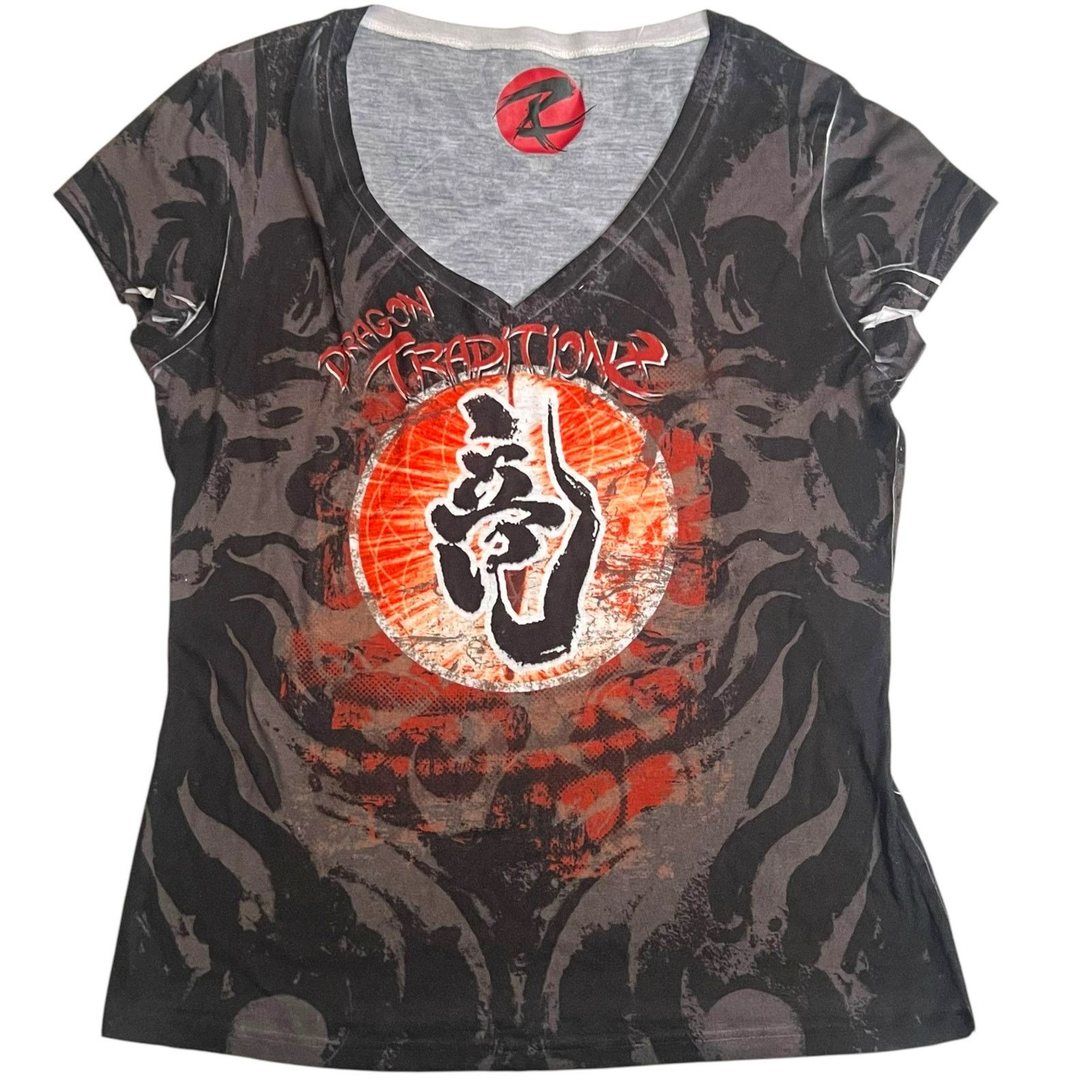 Other Dragon Traditionz Women’s T-Shirt Martial Arts Asian Symbol Size M / US 6-8 / IT 42-44 - 1 Thumbnail