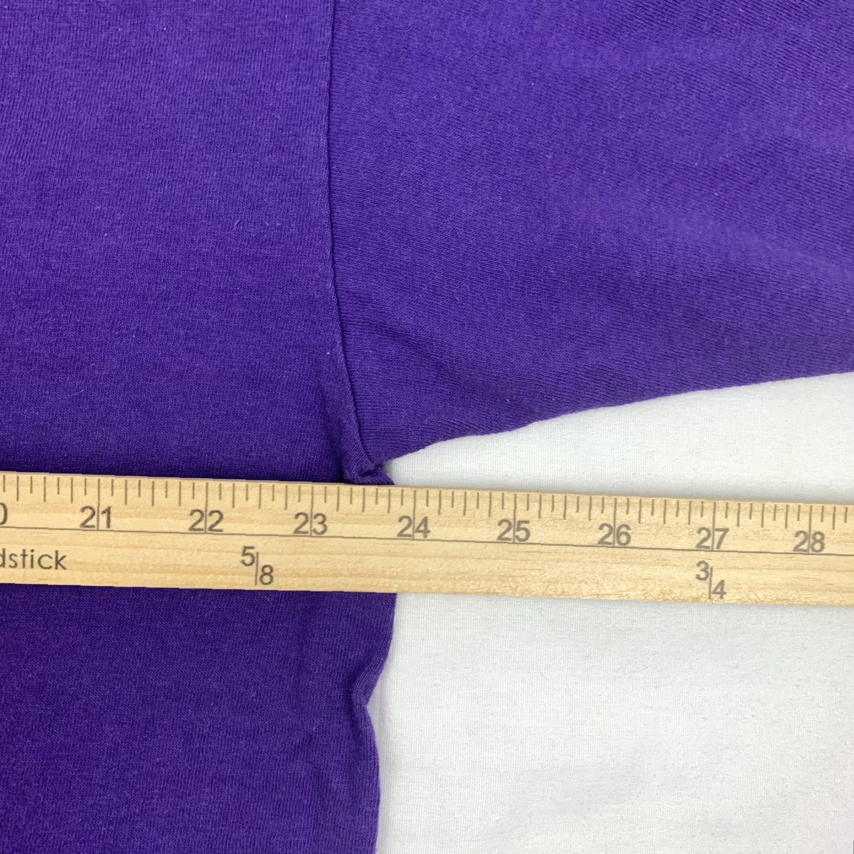 Vintage VINTAGE Oneita Racks Womens Store T Shirt XL Purple 90s Made in USA - Crew Neck Short Sleeve Solid Shirt Womens XL 90s Clothing Size XL / US 12-14 / IT 48-50 - 6 Thumbnail