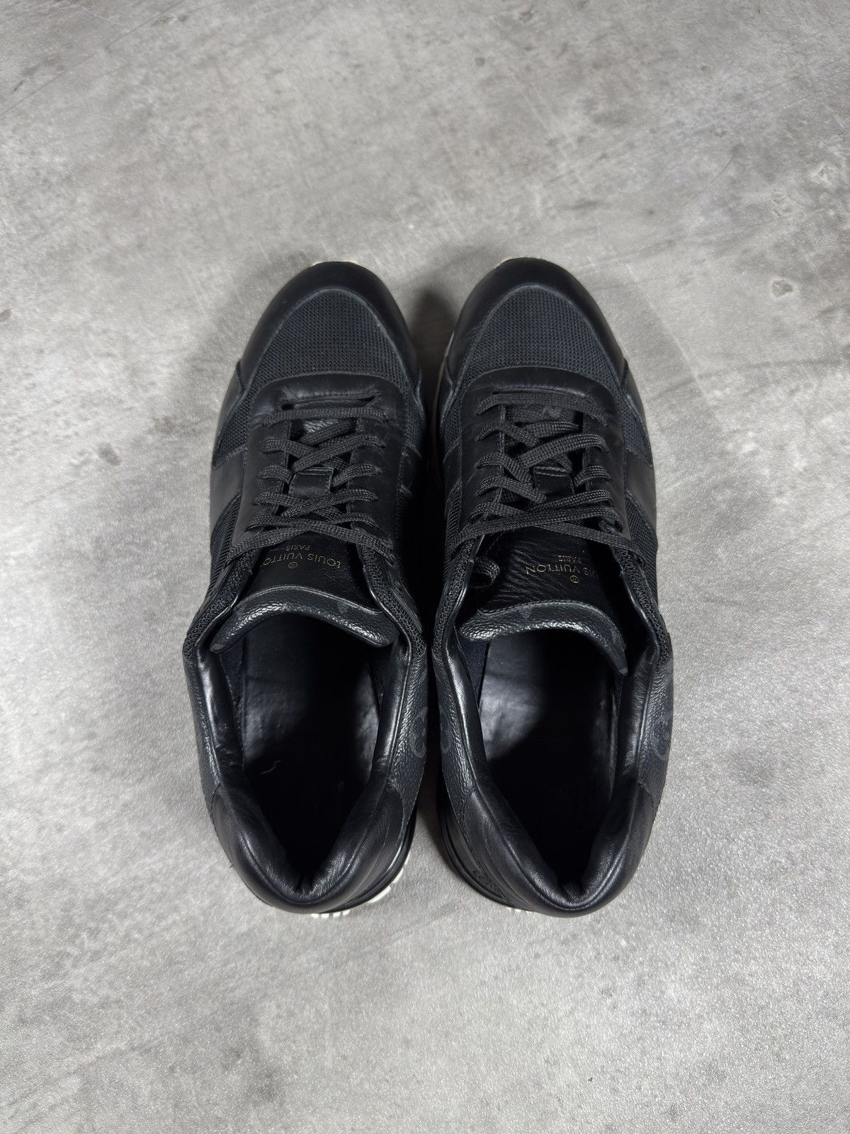 Louis Vuitton Louis Vuitton Run Away Sneakers – Black / White Size US 10.5 / EU 43-44 - 7 Thumbnail