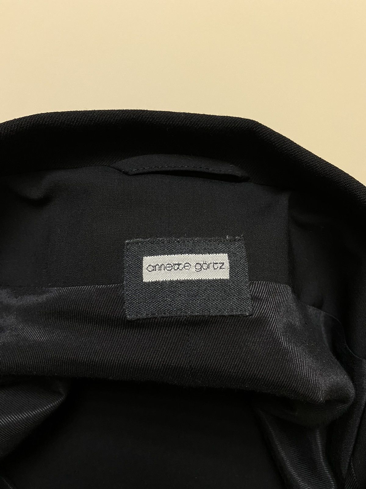 Annette Gortz Annette Gortz Womens Black Coat Jacket Virgin Wool Size 40 Size S / US 4 / IT 40 - 11 Thumbnail