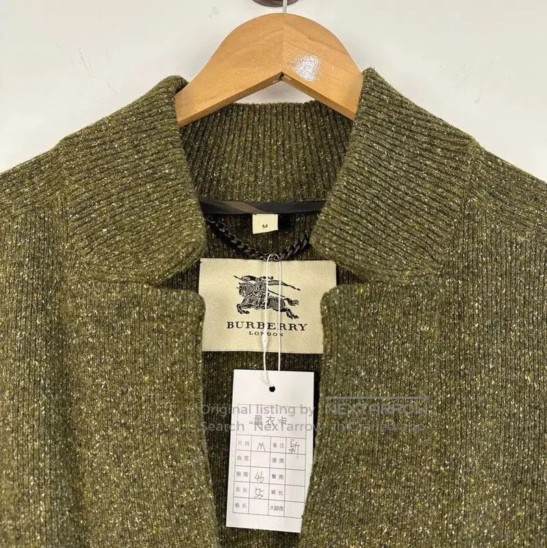 Burberry Burberry Military Green Wool Knit Sweater. Size M / US 6-8 / IT 42-44 - 3 Thumbnail