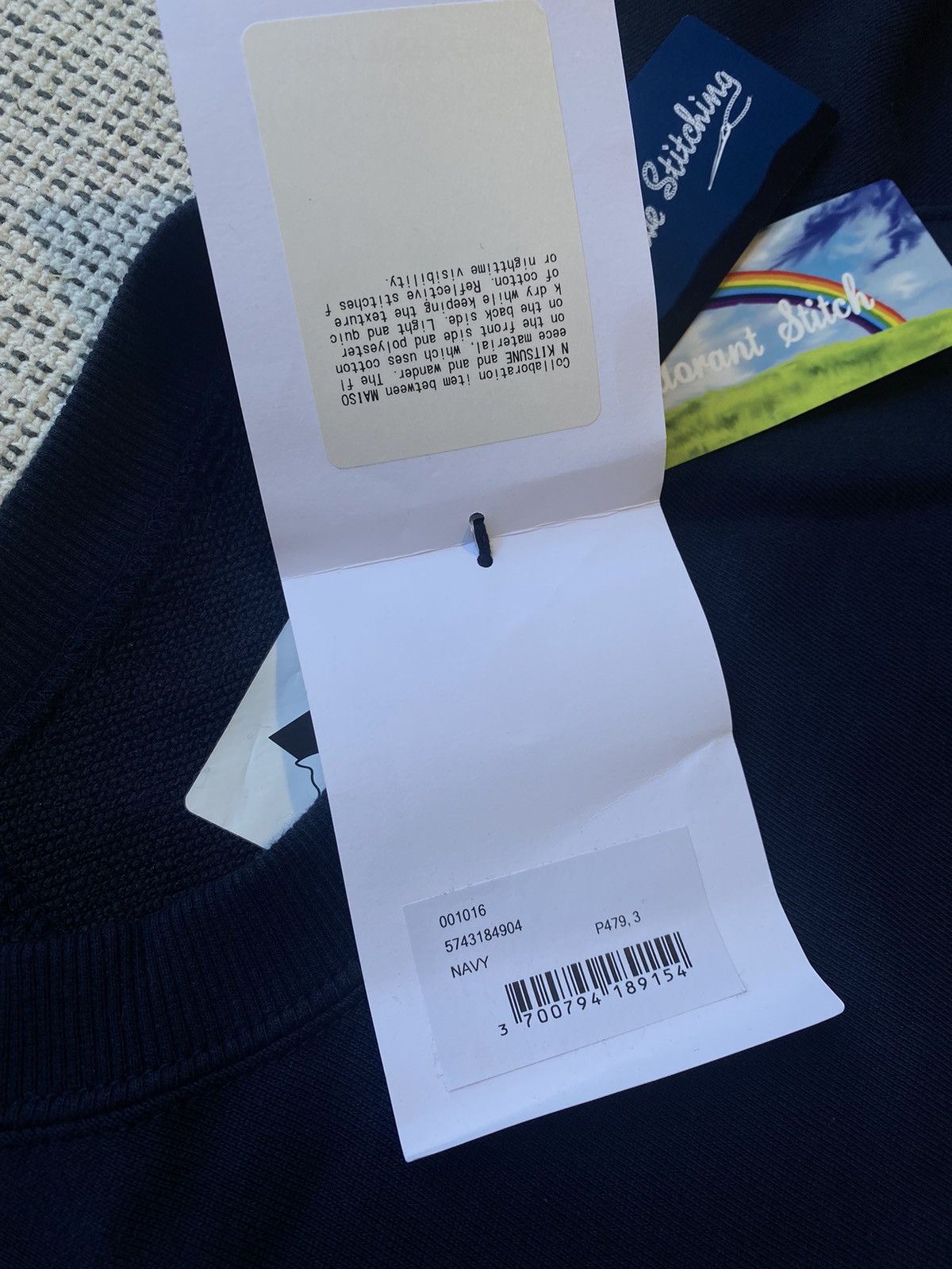And Wander × Maison Kitsune And Wander X Maison Kitsuné Dry Cotton Sweatshirt Size US M / EU 48-50 / 2 - 4 Thumbnail