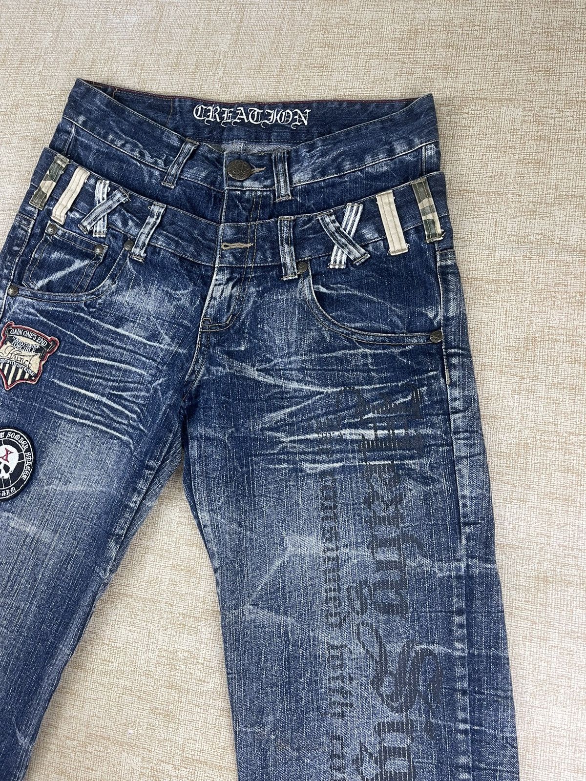 Hysteric Glamour Vintage Hysteric Glamour Creation Double Waist Denim Pants Size US 32 / EU 48 - 7 Thumbnail