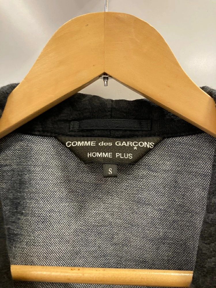 Comme des Garcons Homme Plus Jacket Decadence Docking Cotton Acetate 1 Button Black Size US S / EU 44-46 / 1 - 4 Thumbnail