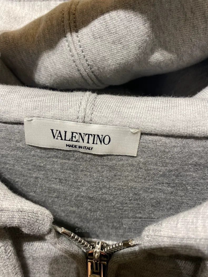 Valentino Valentino Hooded sweatshirt jacket color-blocked gray coat Size M / US 6-8 / IT 42-44 - 5 Thumbnail