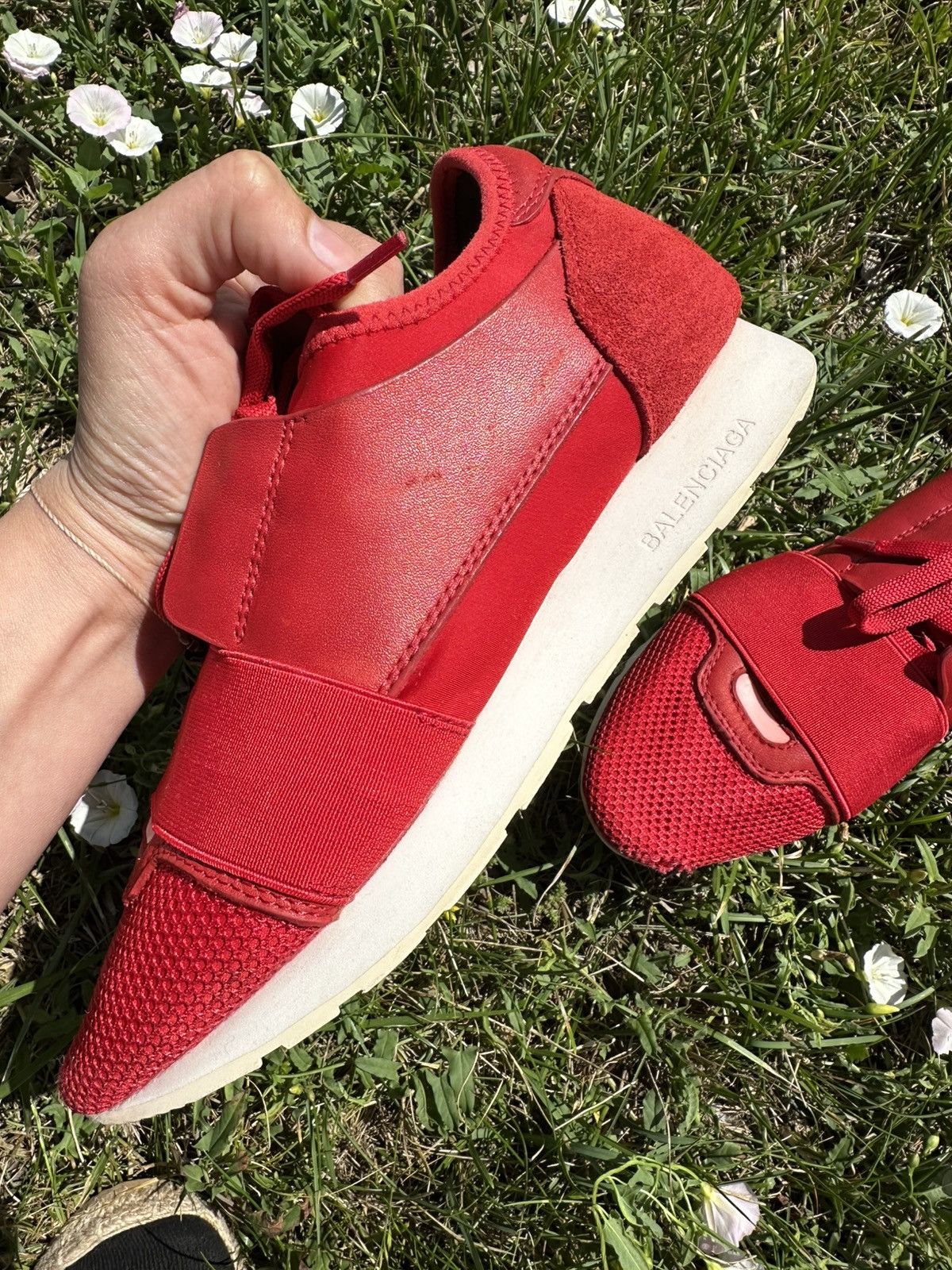 Balenciaga Red Balenciaga sneakers size 37 Size US 7 / IT 37 - 6 Thumbnail